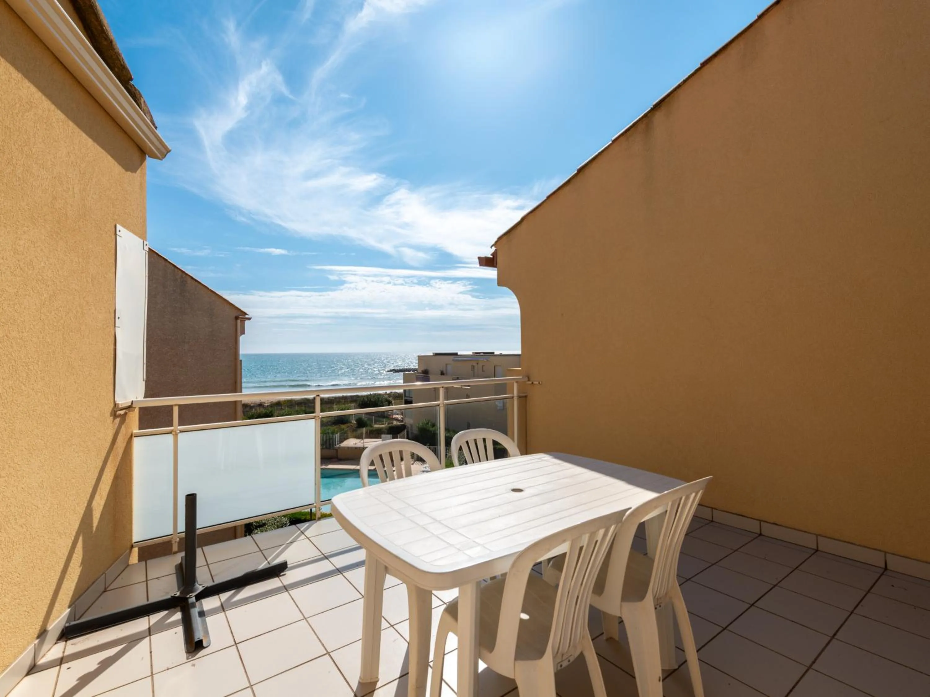 Balcony/Terrace in Vacancéole - Résidence Alizéa Beach