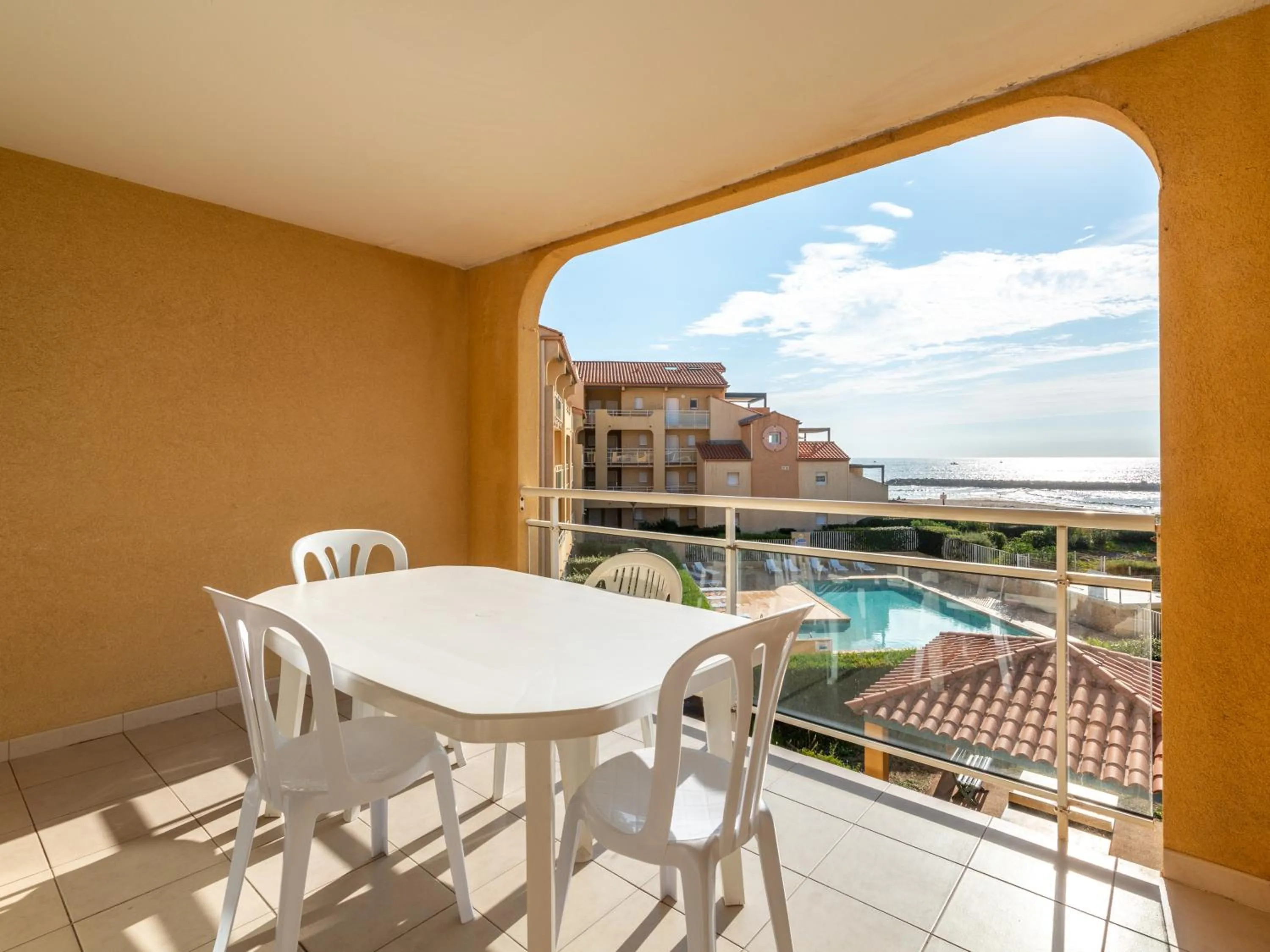 Balcony/Terrace in Vacancéole - Résidence Alizéa Beach