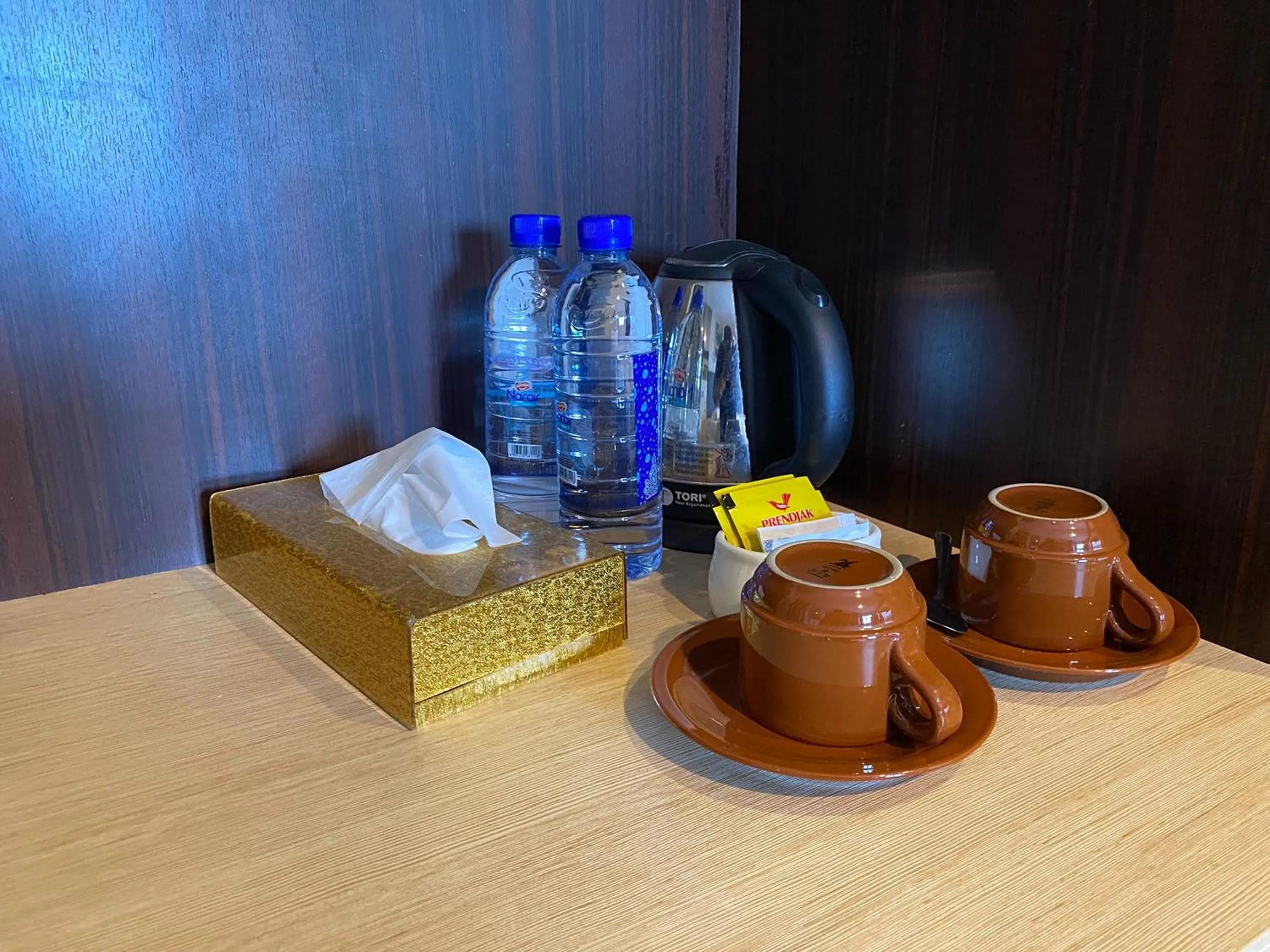 Coffee/tea facilities in Lucky Star Hotel Near Harbour Bay Batam