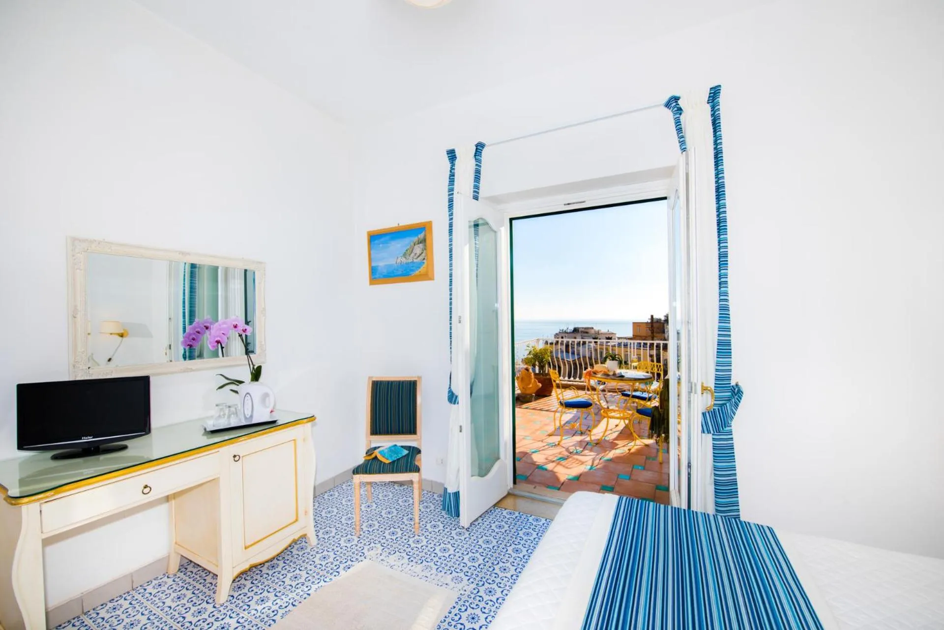 Sea view in Hotel Villa Delle Palme in Positano