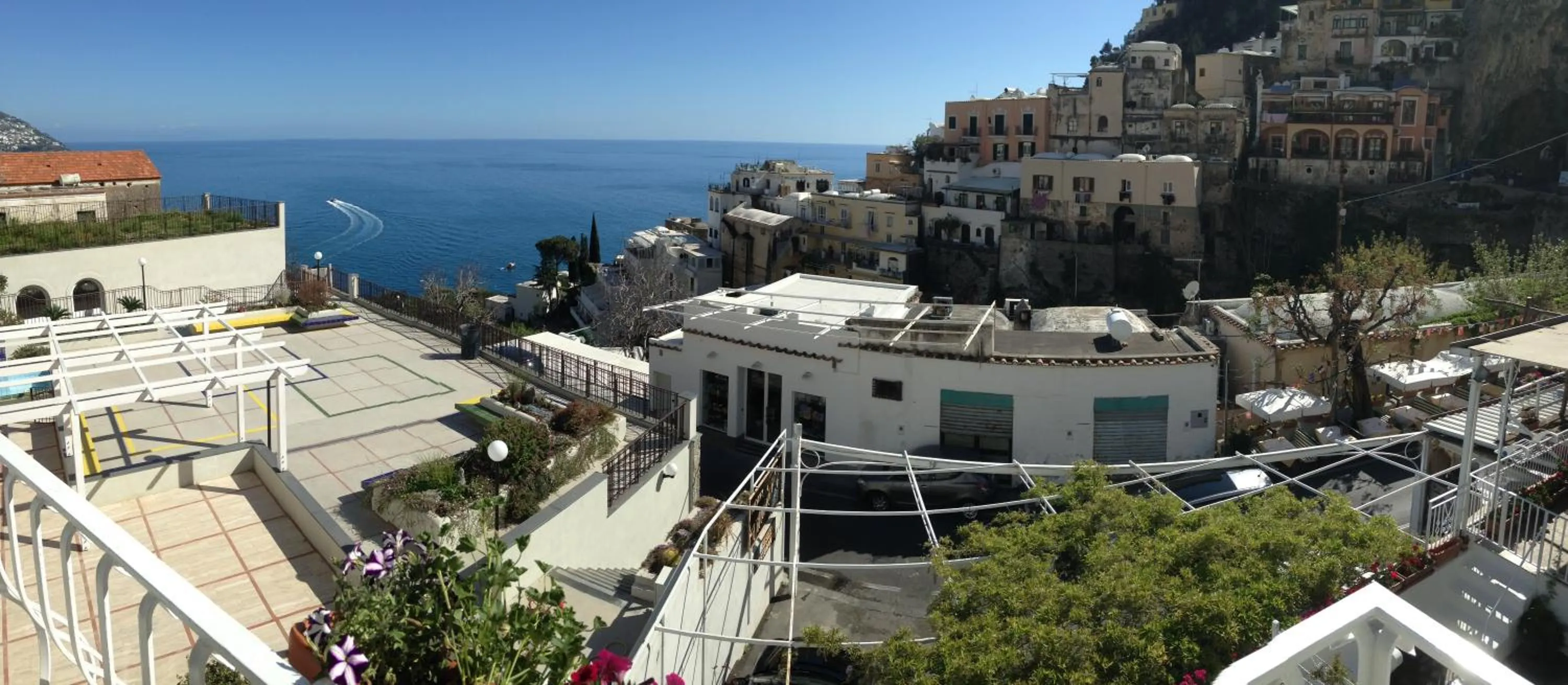 Sea view in Hotel Villa Delle Palme in Positano