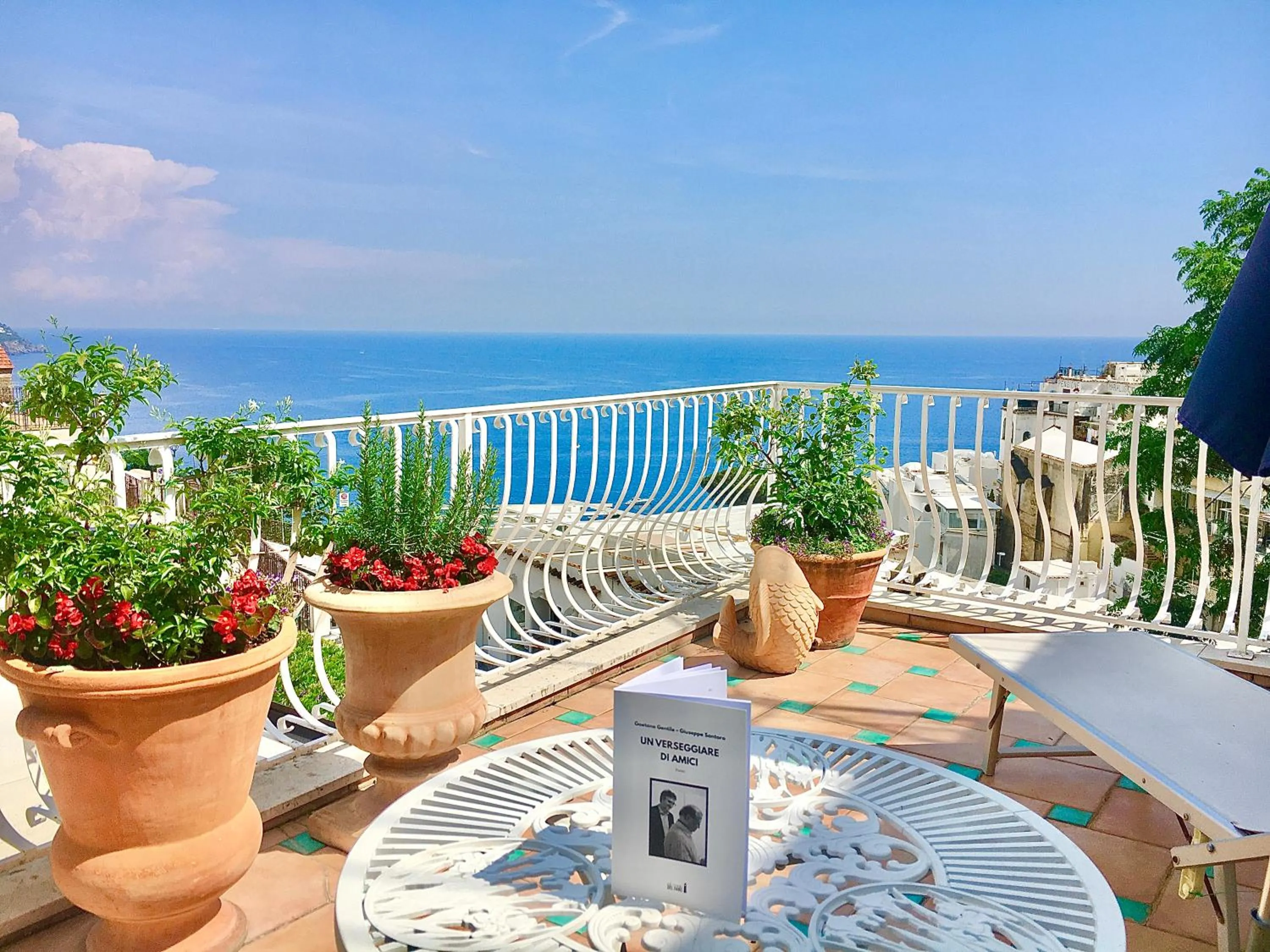 Balcony/Terrace in Hotel Villa Delle Palme in Positano