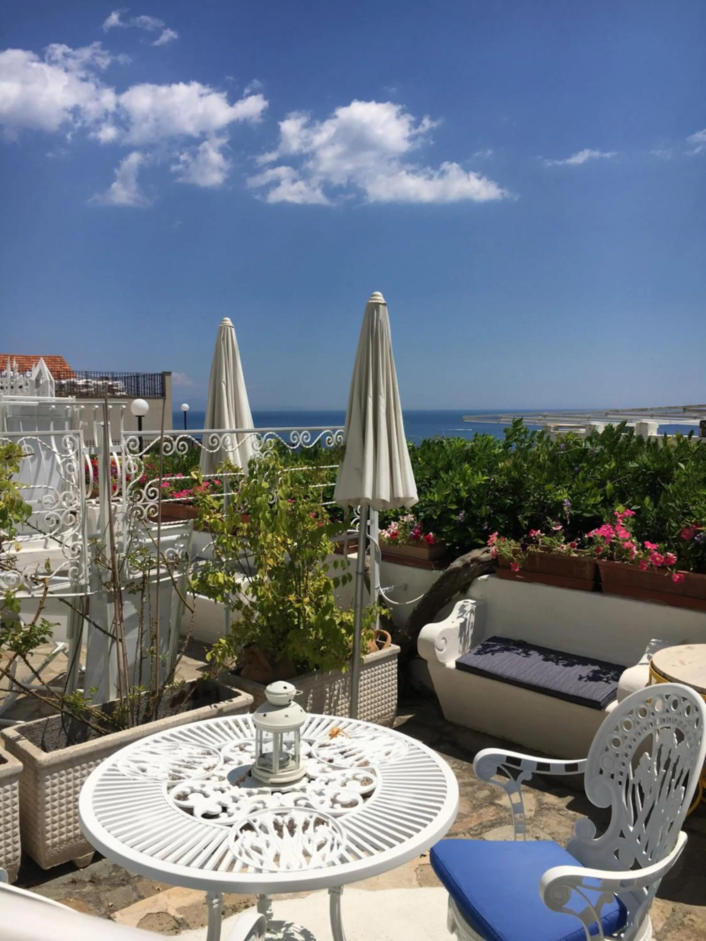 Balcony/Terrace in Hotel Villa Delle Palme in Positano