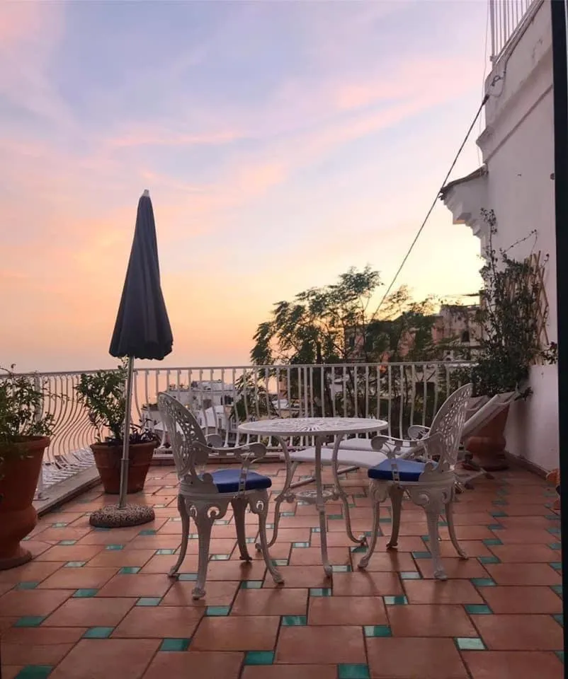 Balcony/Terrace in Hotel Villa Delle Palme in Positano
