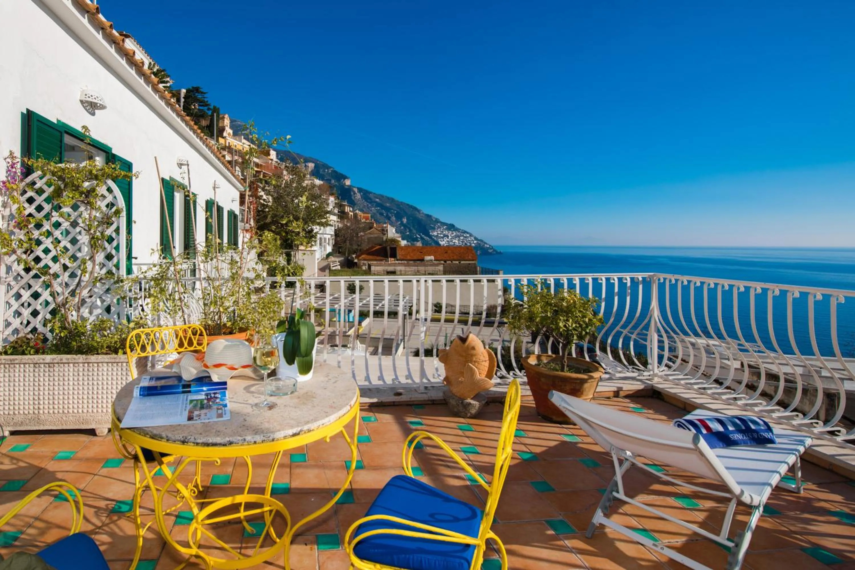 Sea view in Hotel Villa Delle Palme in Positano