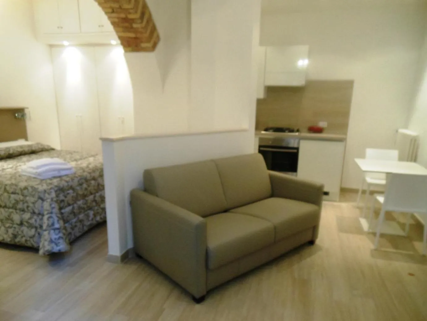 Seating area in Vatican Studio Apartment