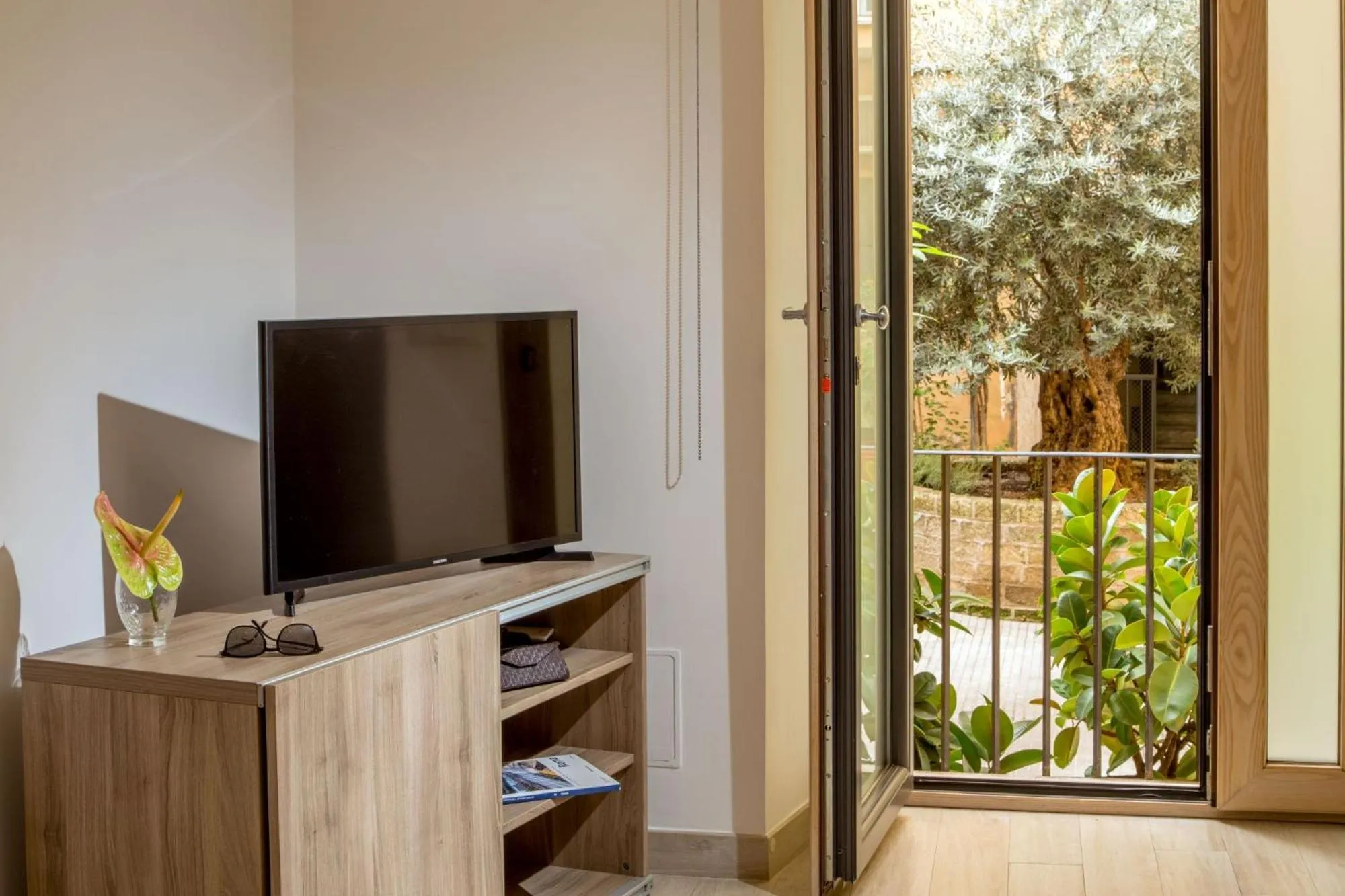 TV and multimedia in Vatican Studio Apartment
