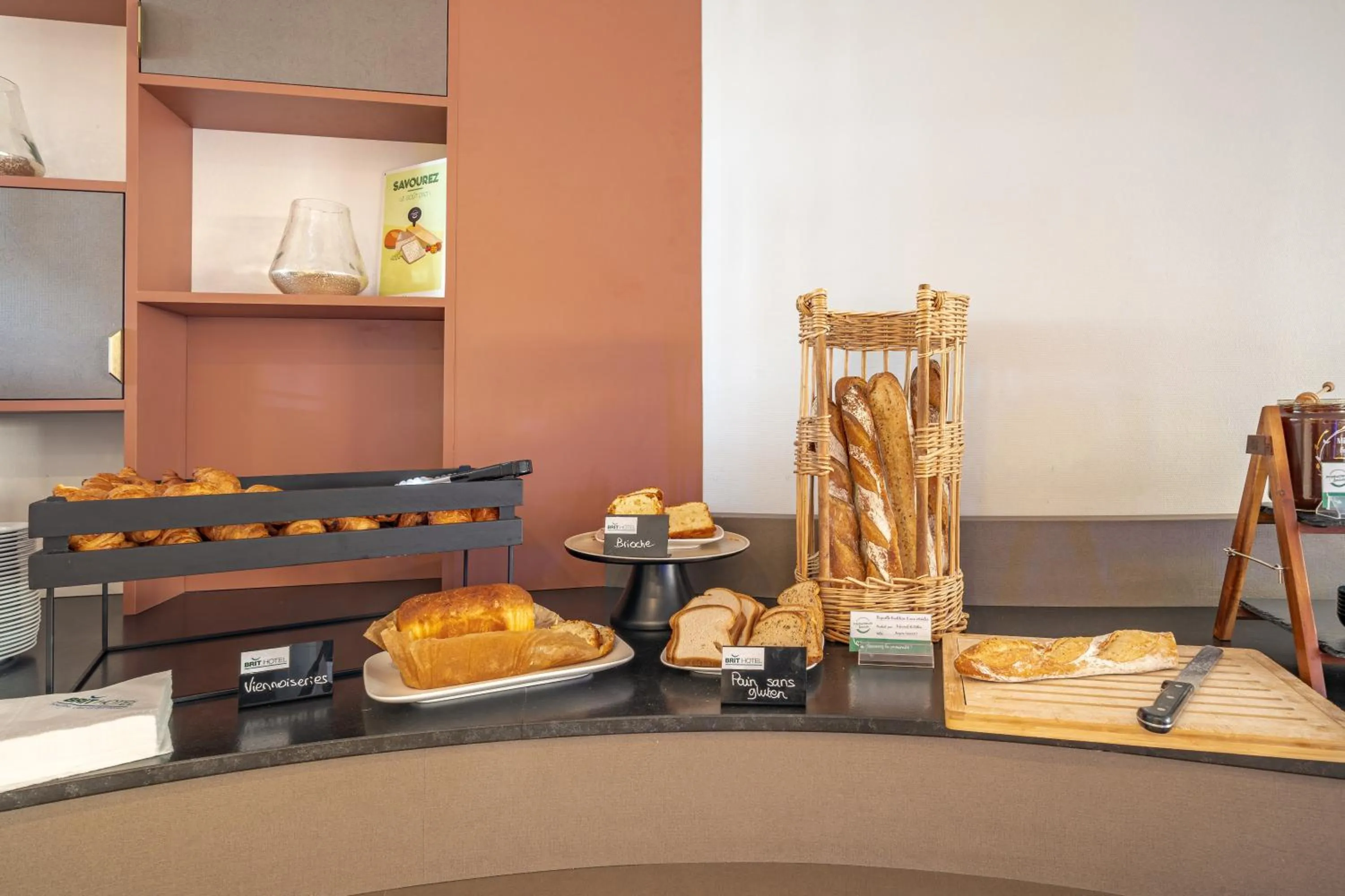 Buffet breakfast in Brit Hotel Angers Parc Expo - L'Acropole