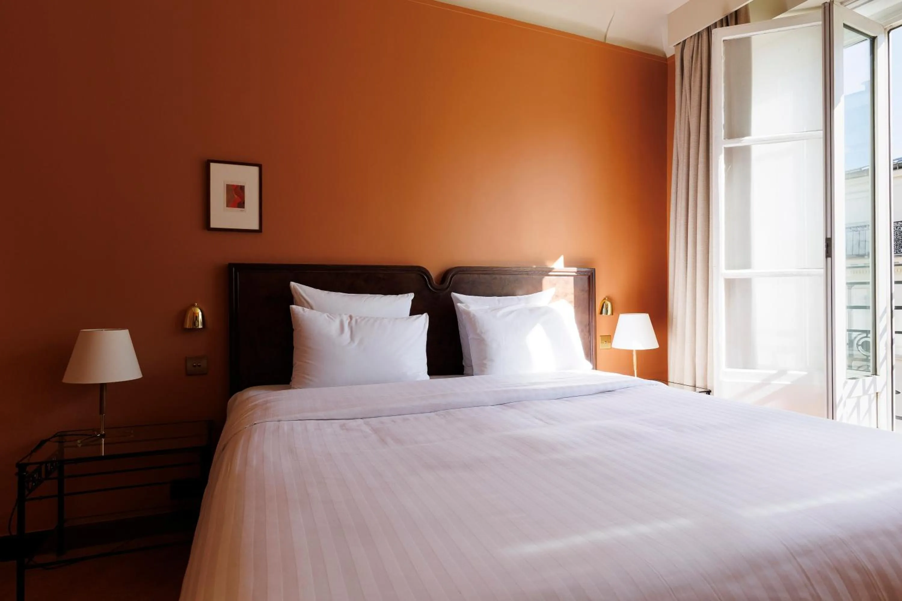 Bed in Hotel Rochechouart, a Member of Design Hotels