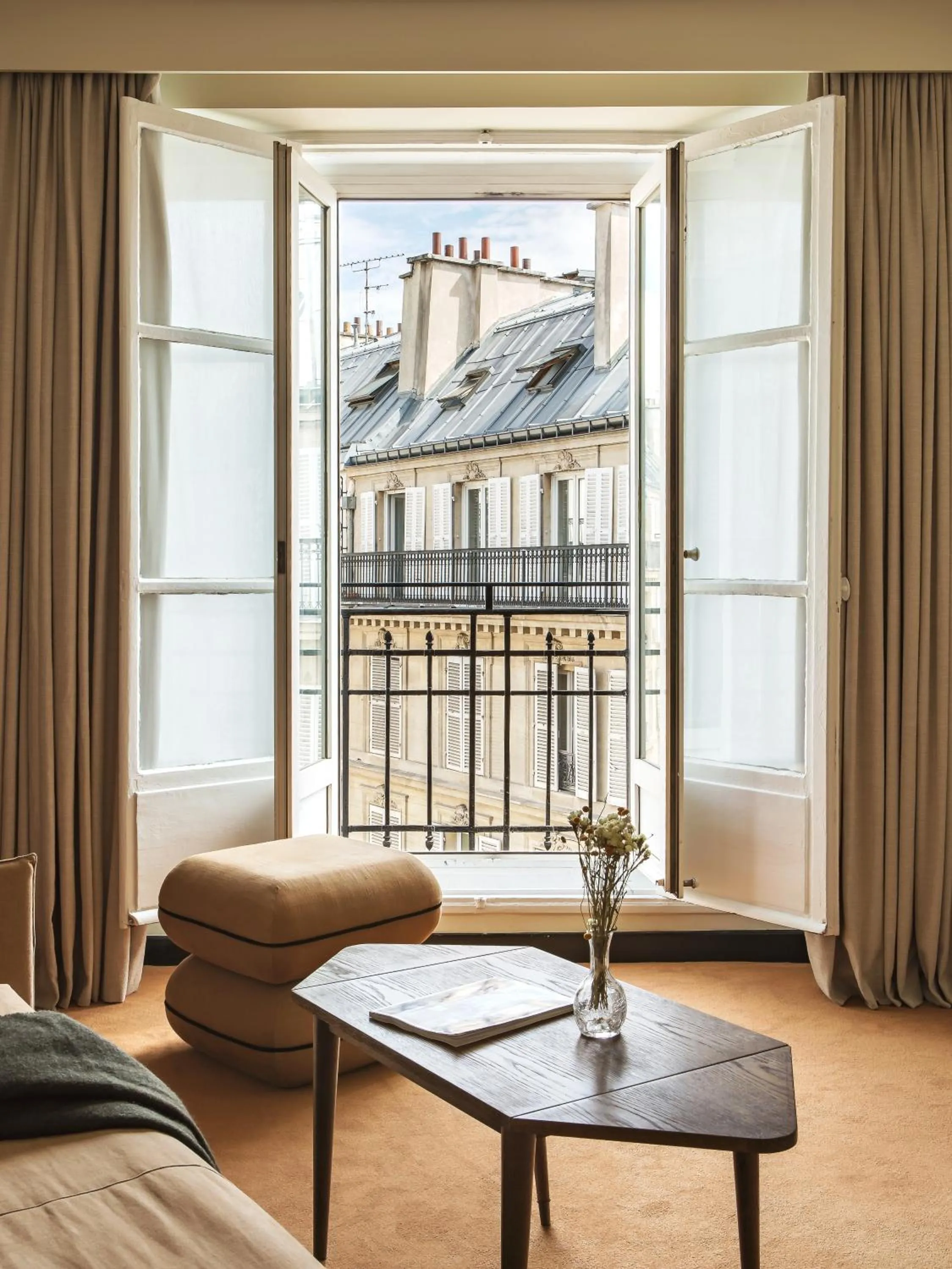 Bedroom in Hotel Rochechouart, a Member of Design Hotels