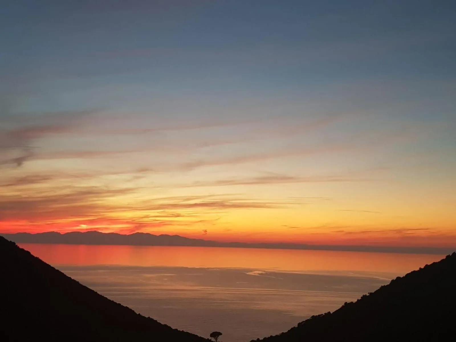 Sunset in Hotel Villa Rita