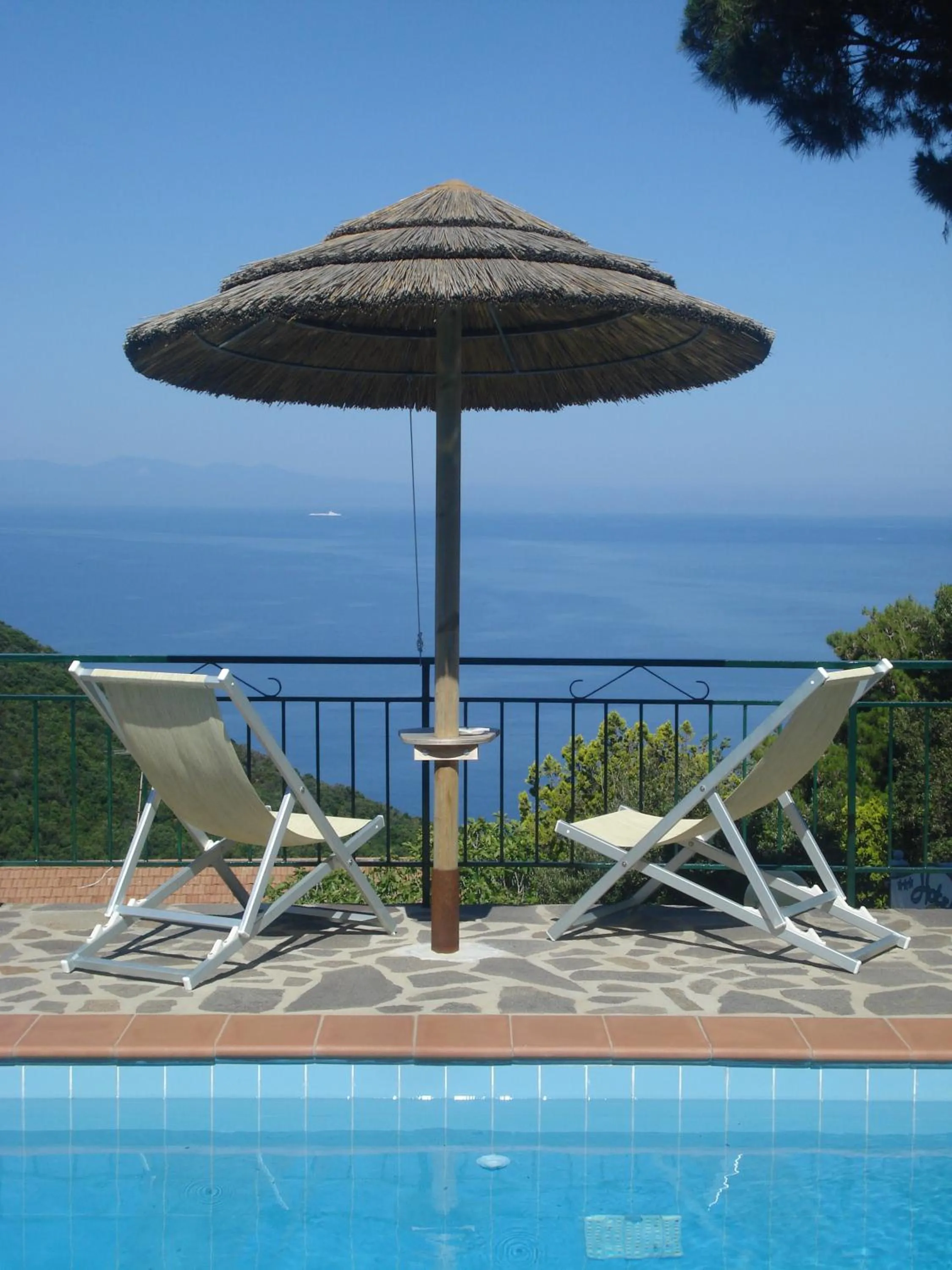 Swimming pool in Hotel Villa Rita