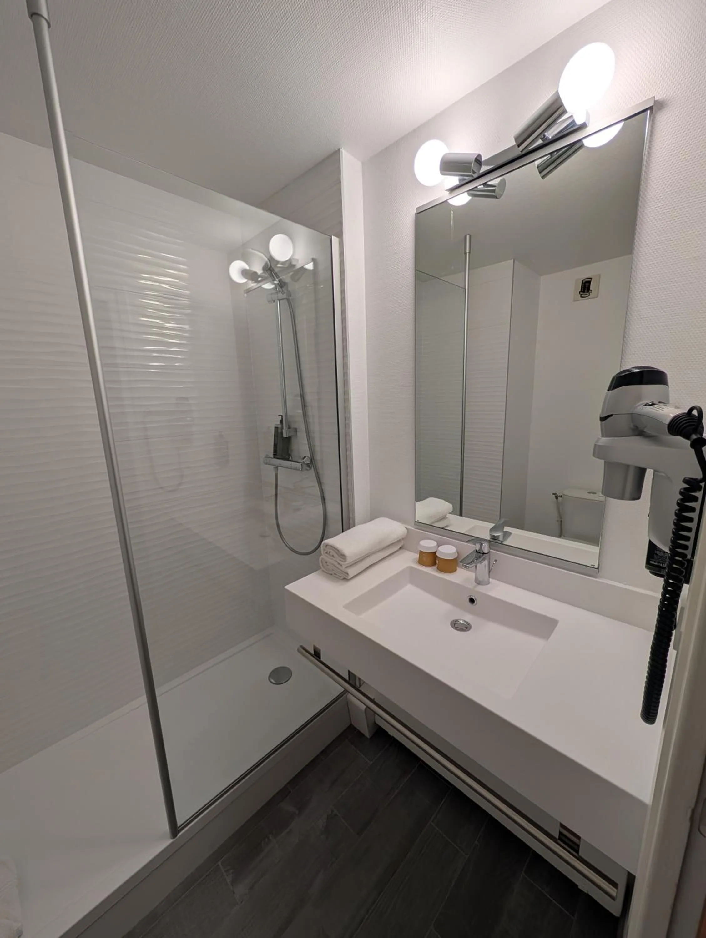 Bathroom in ibis Grenoble Centre Bastille