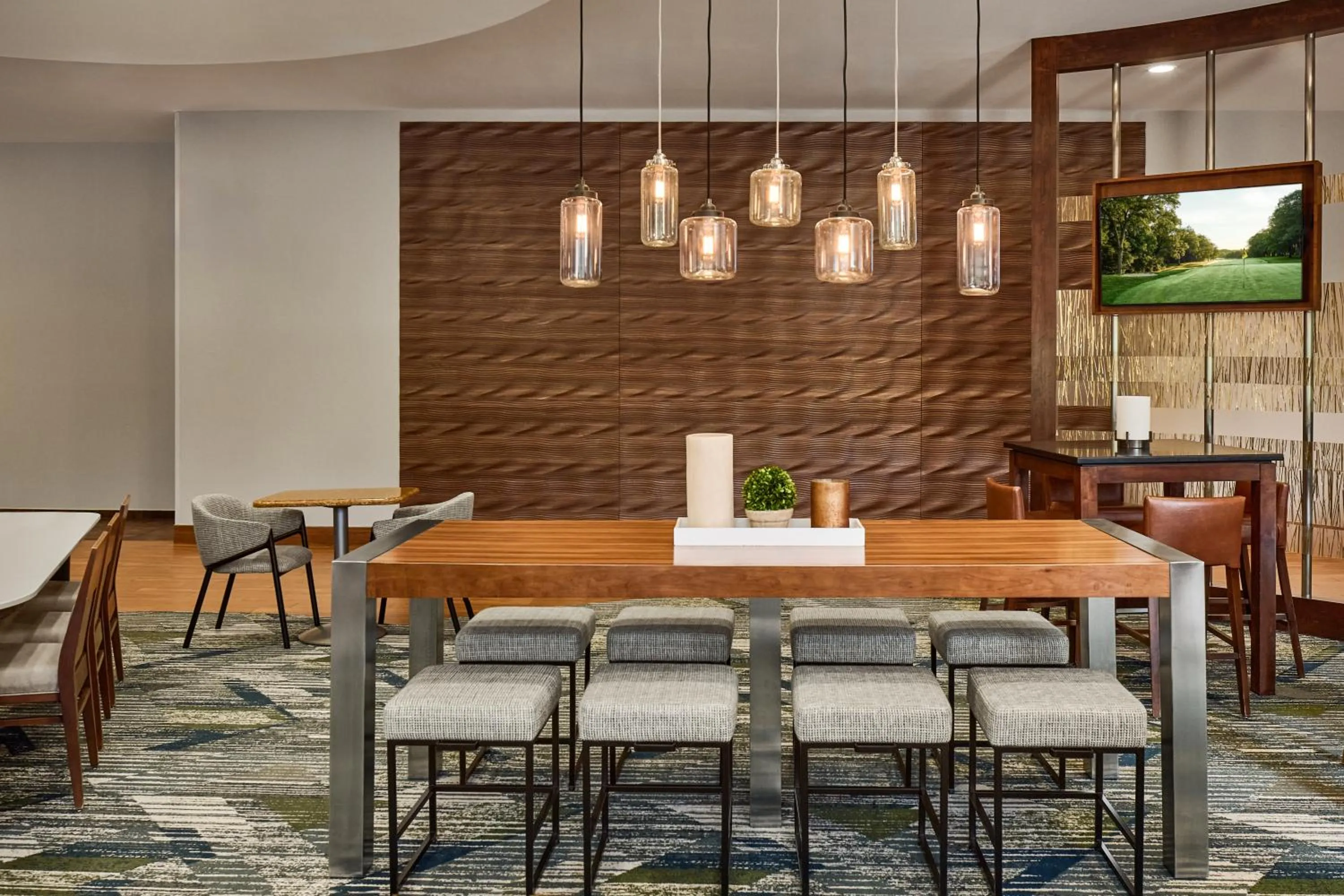 Seating area in SpringHill Suites by Marriott Deadwood