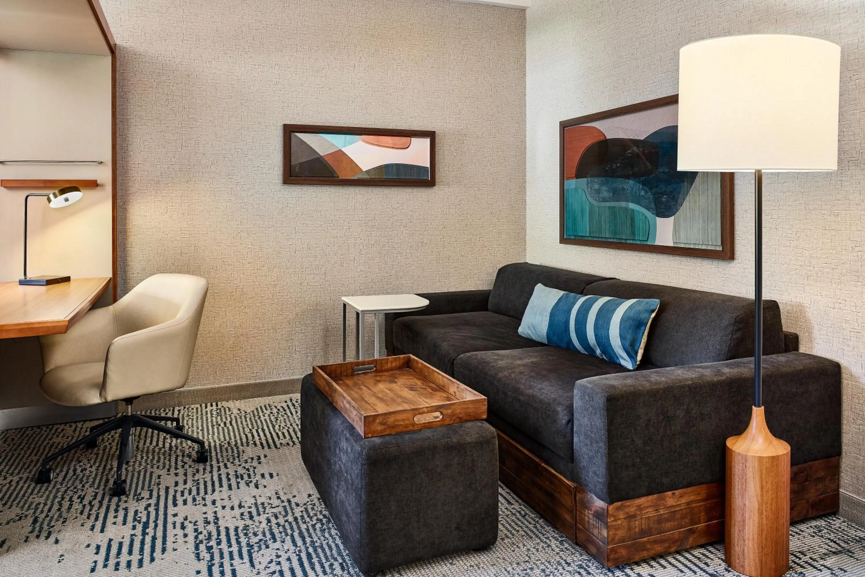Living room in SpringHill Suites by Marriott Deadwood
