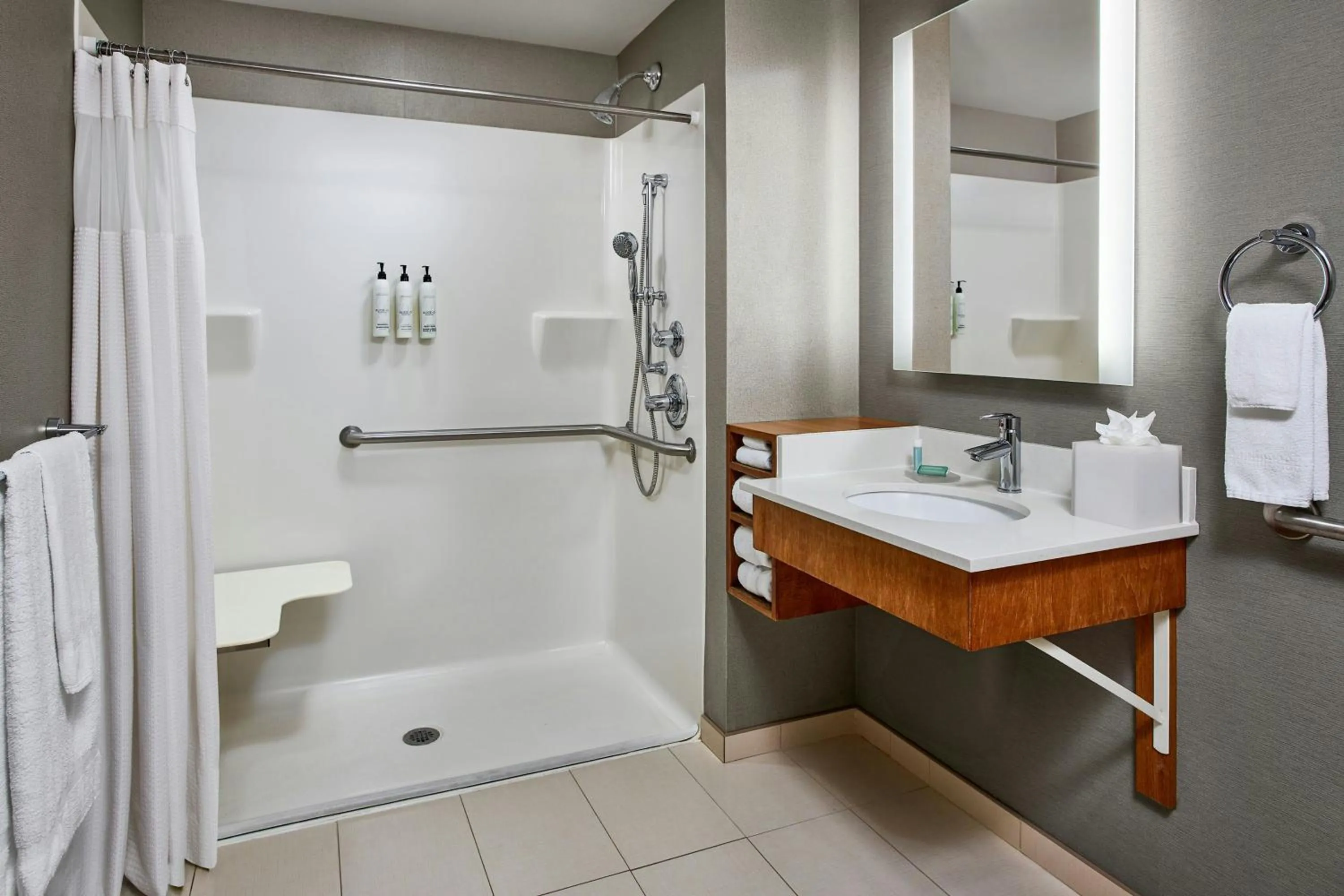 Bathroom in SpringHill Suites by Marriott Deadwood