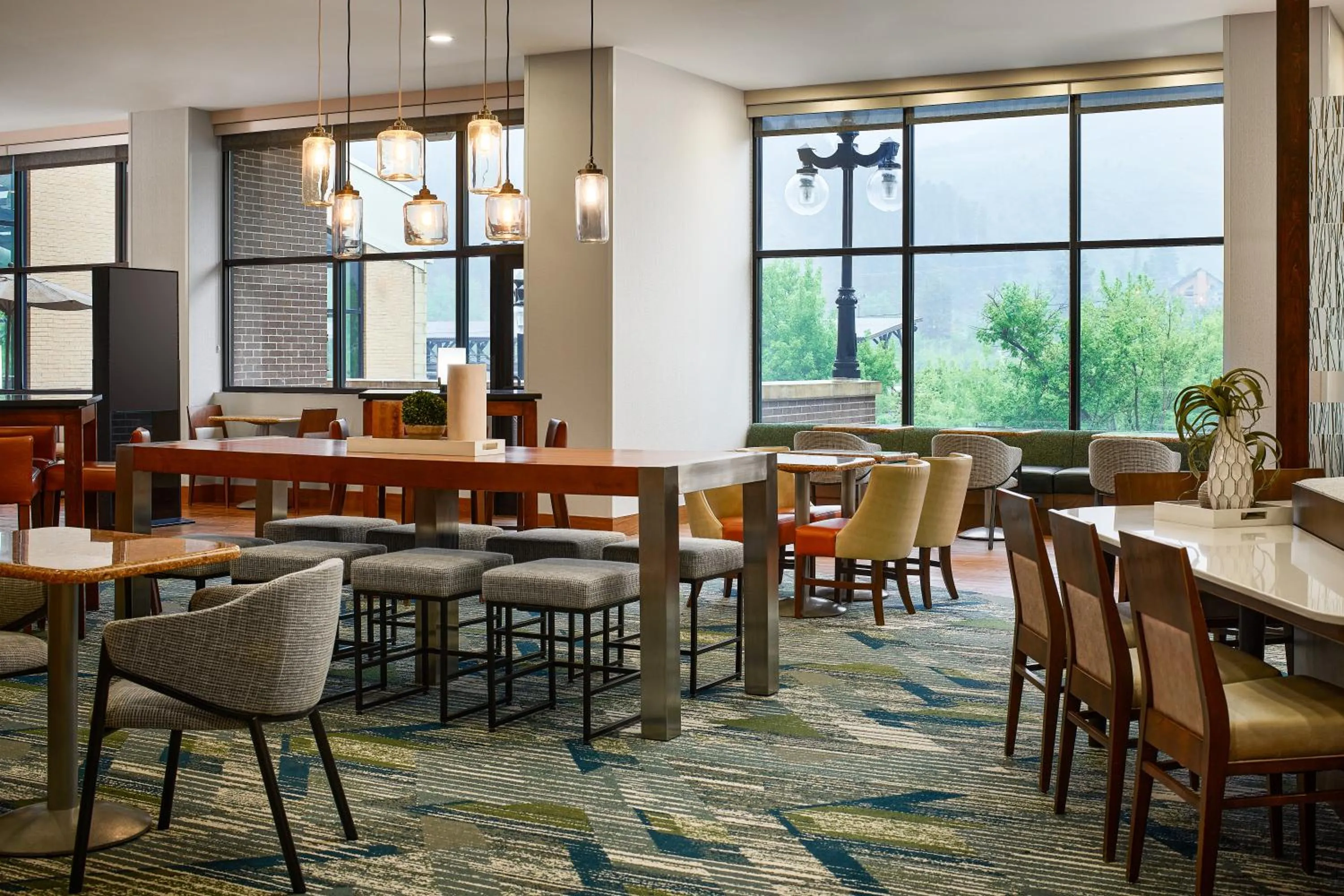 Seating area in SpringHill Suites by Marriott Deadwood