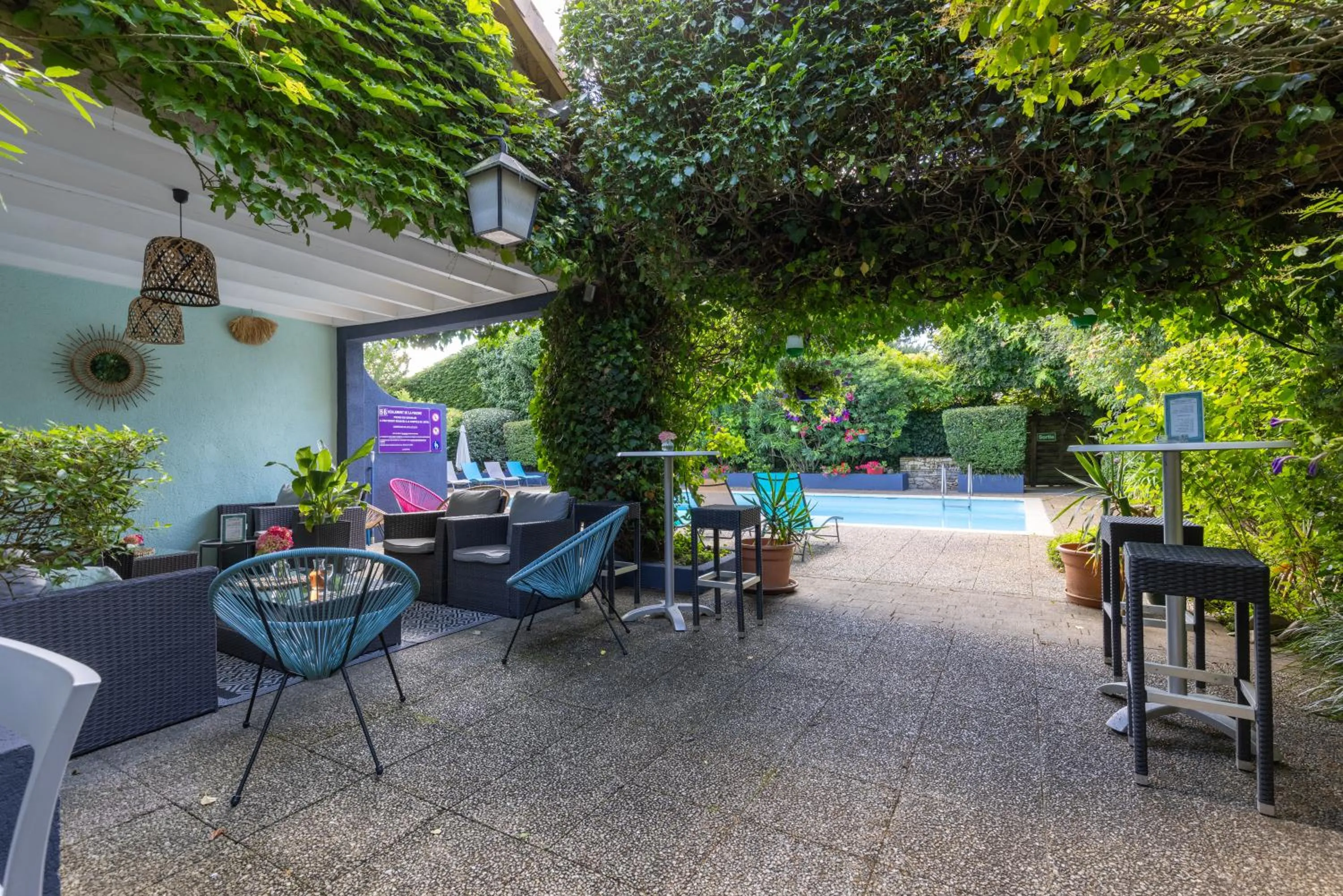 Garden in The Originals City, Hôtel de Bordeaux, Bergerac centre