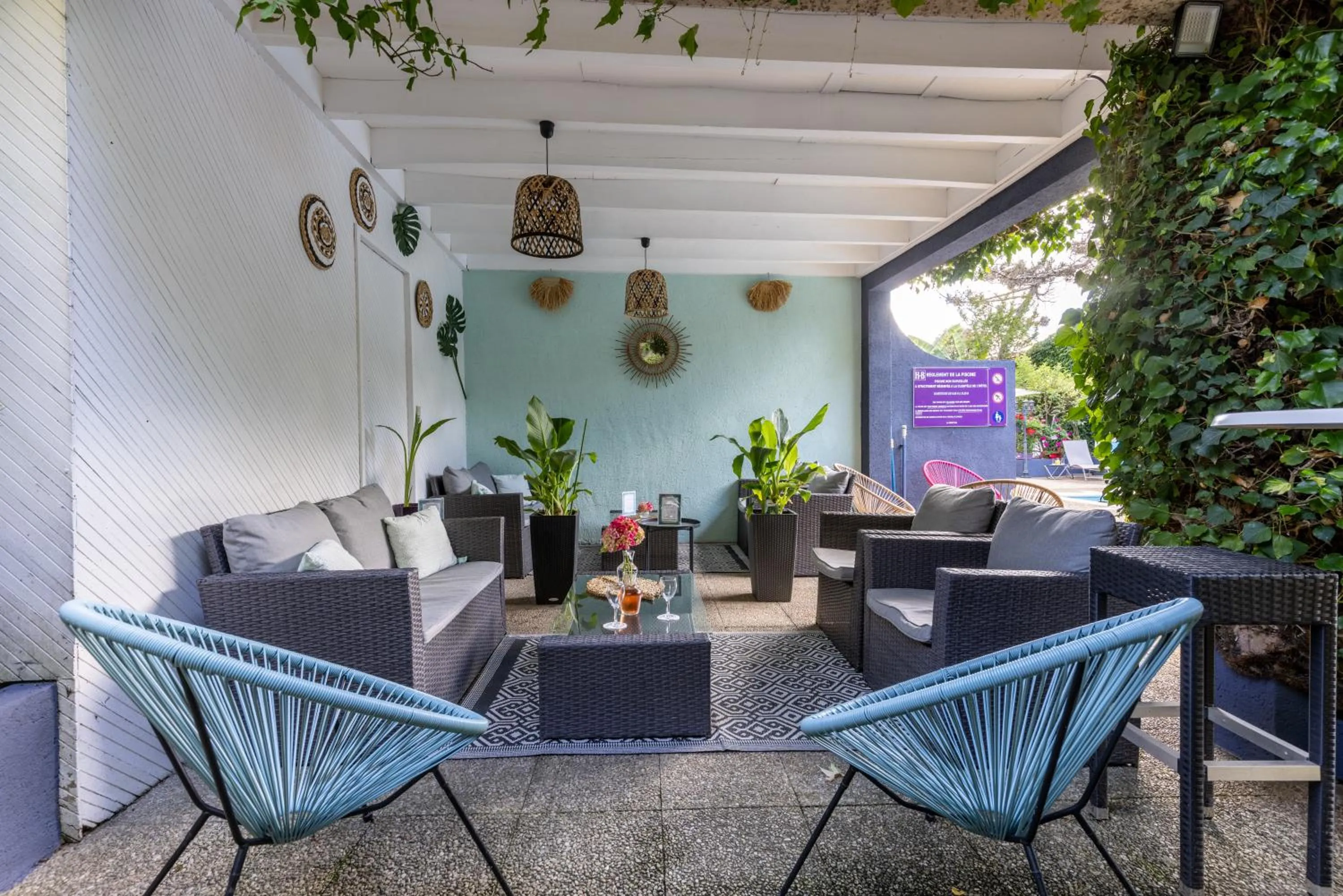 Garden in The Originals City, Hôtel de Bordeaux, Bergerac centre