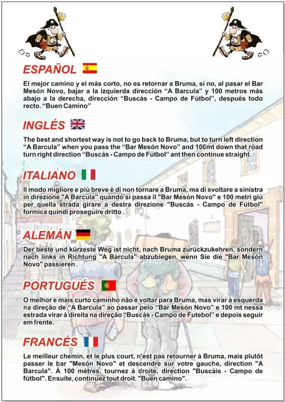 Hotel Canaima Bruma 1,5 k Camino