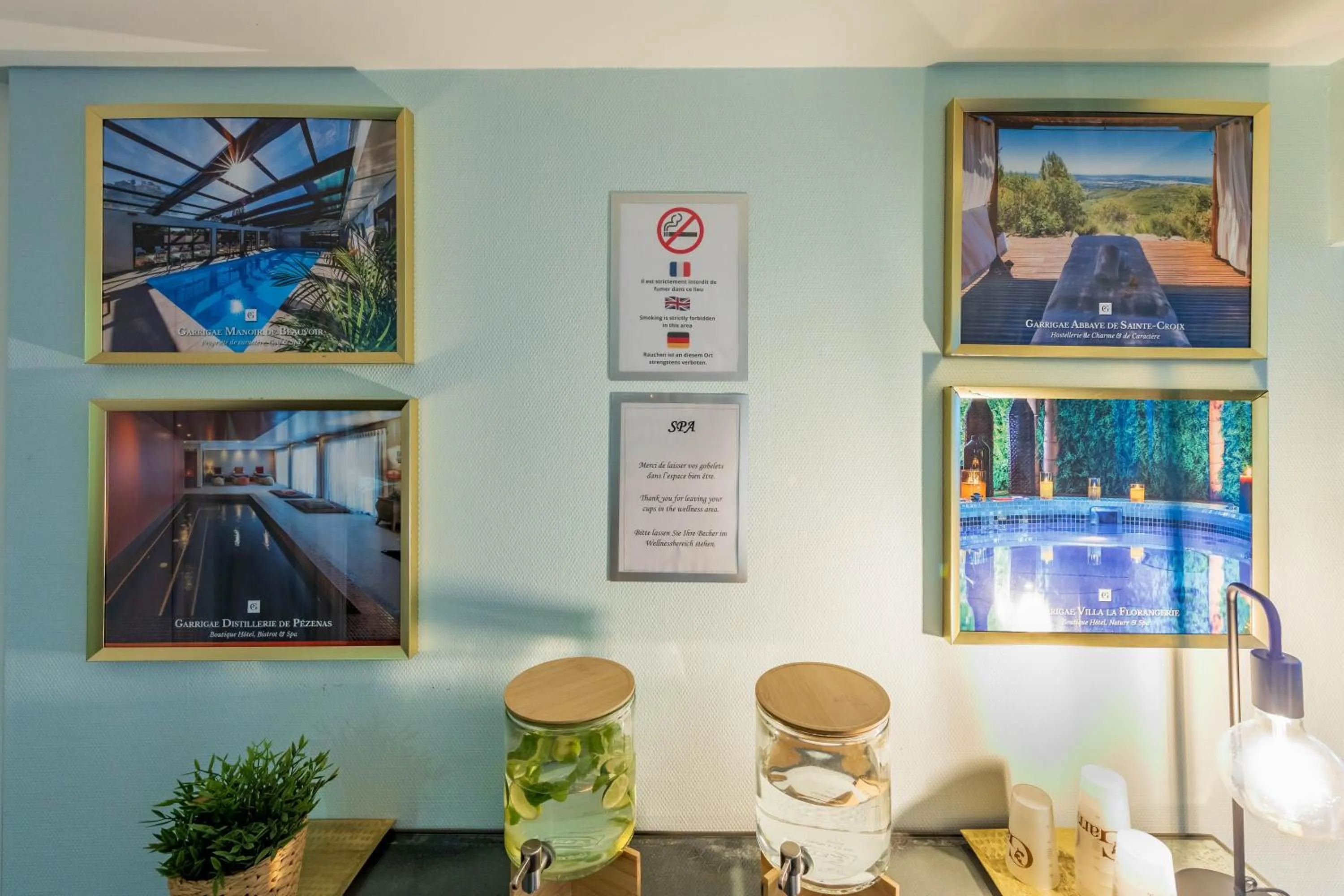 Spa and wellness centre/facilities in Hôtel Garrigae Villa La Florangerie - SPA & Piscine