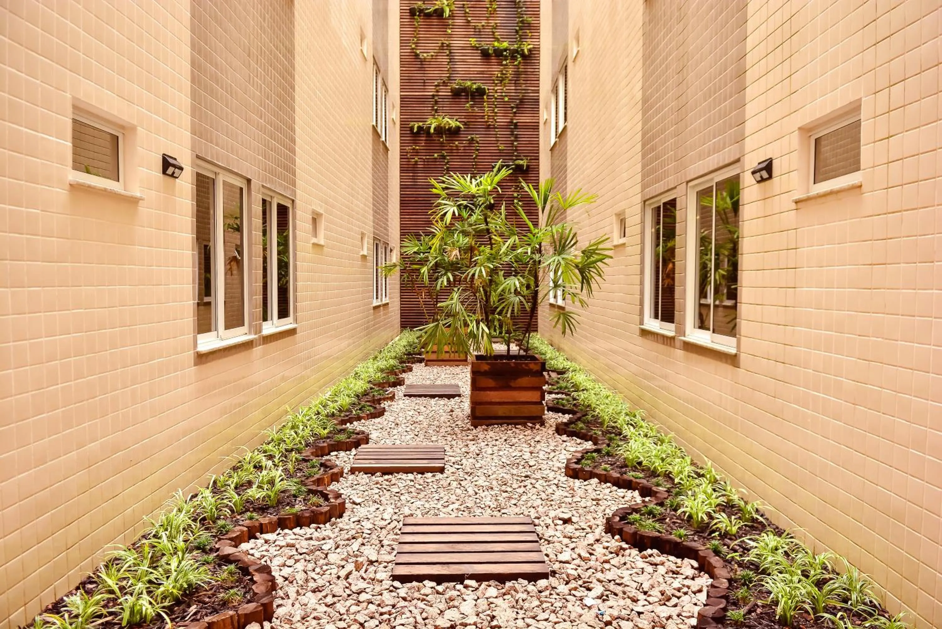 Garden view in Forte Express