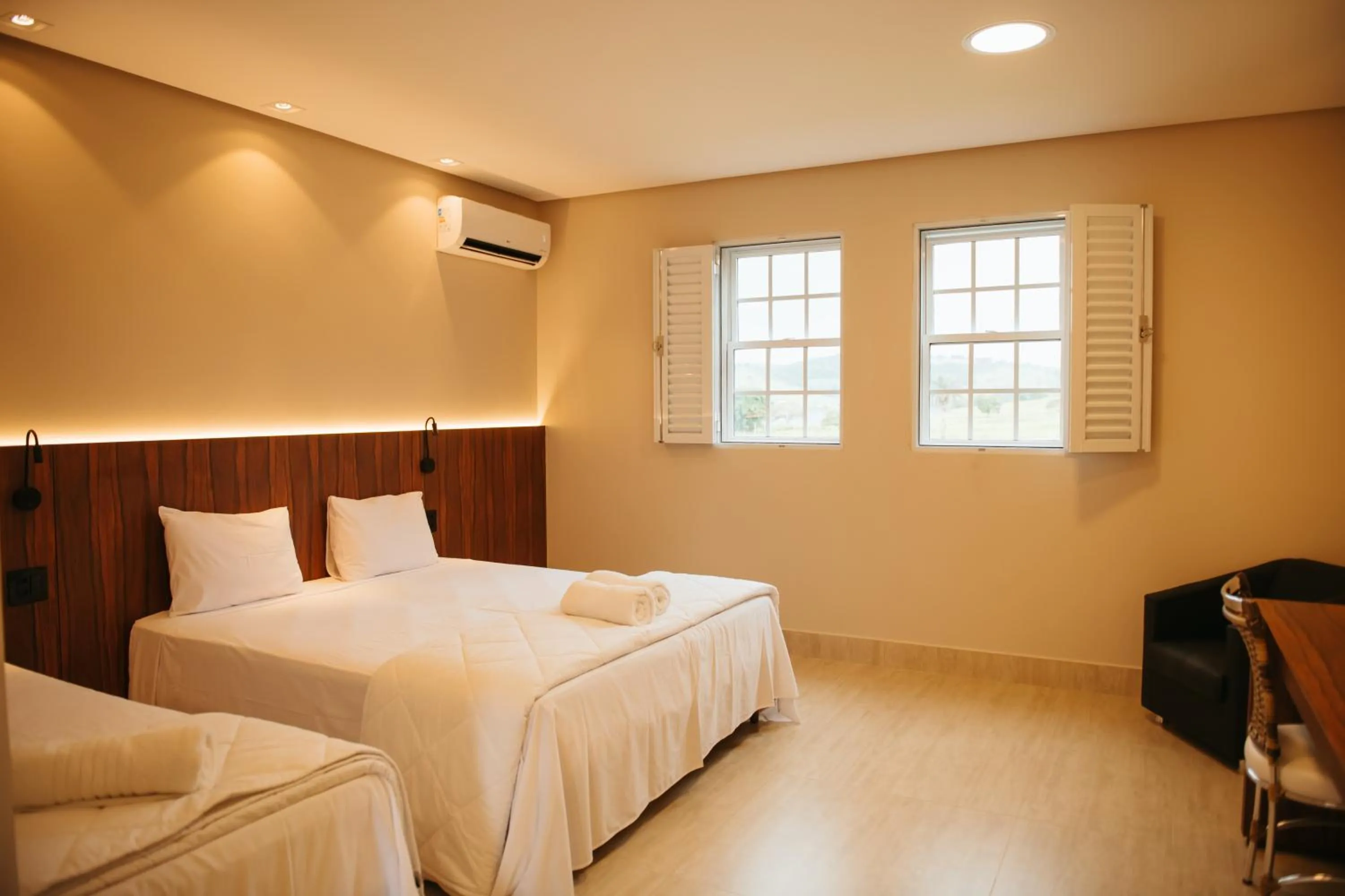 Bed in Engenho da Serra Hotel EcoResort