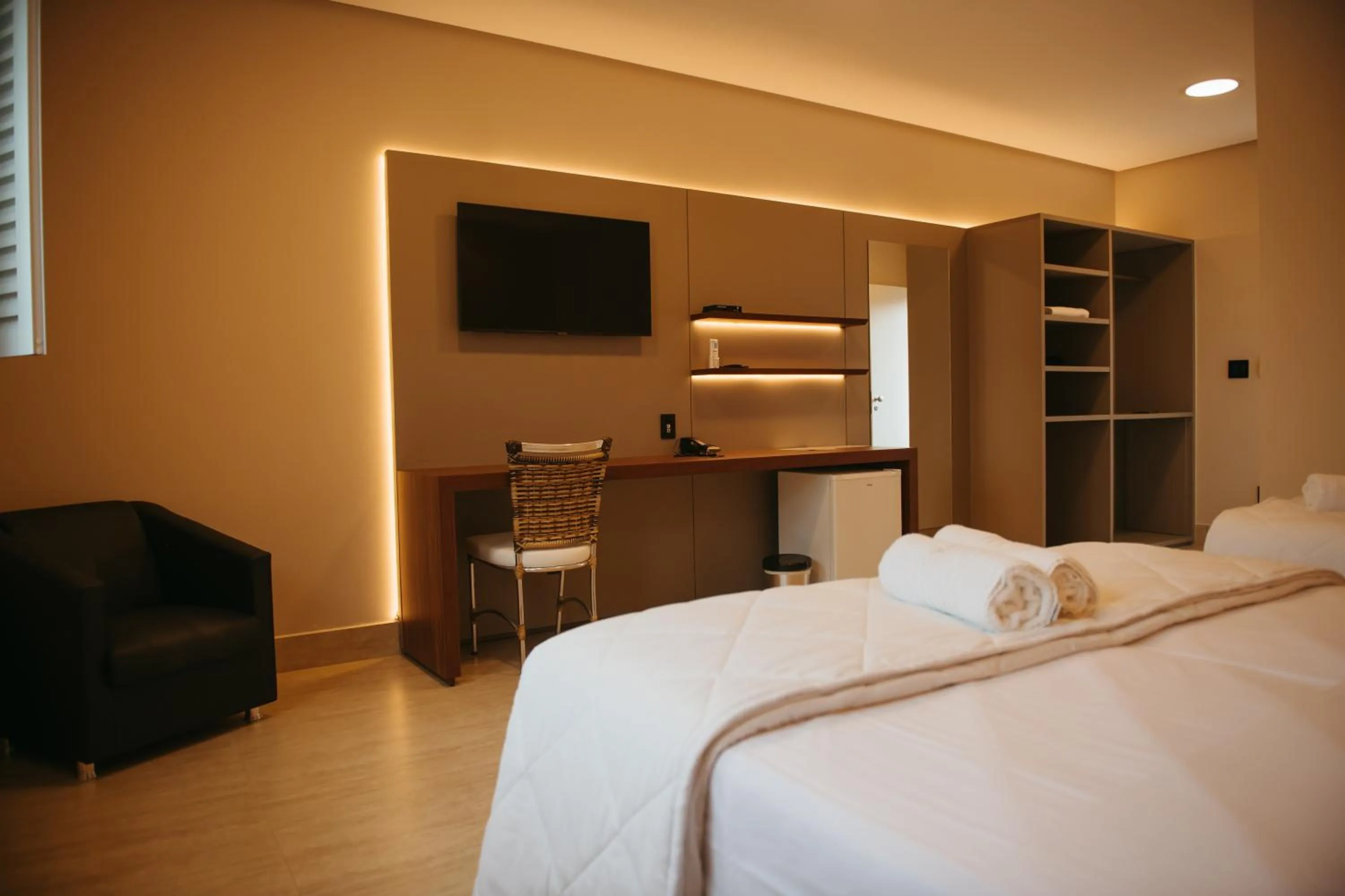 Bed in Engenho da Serra Hotel EcoResort