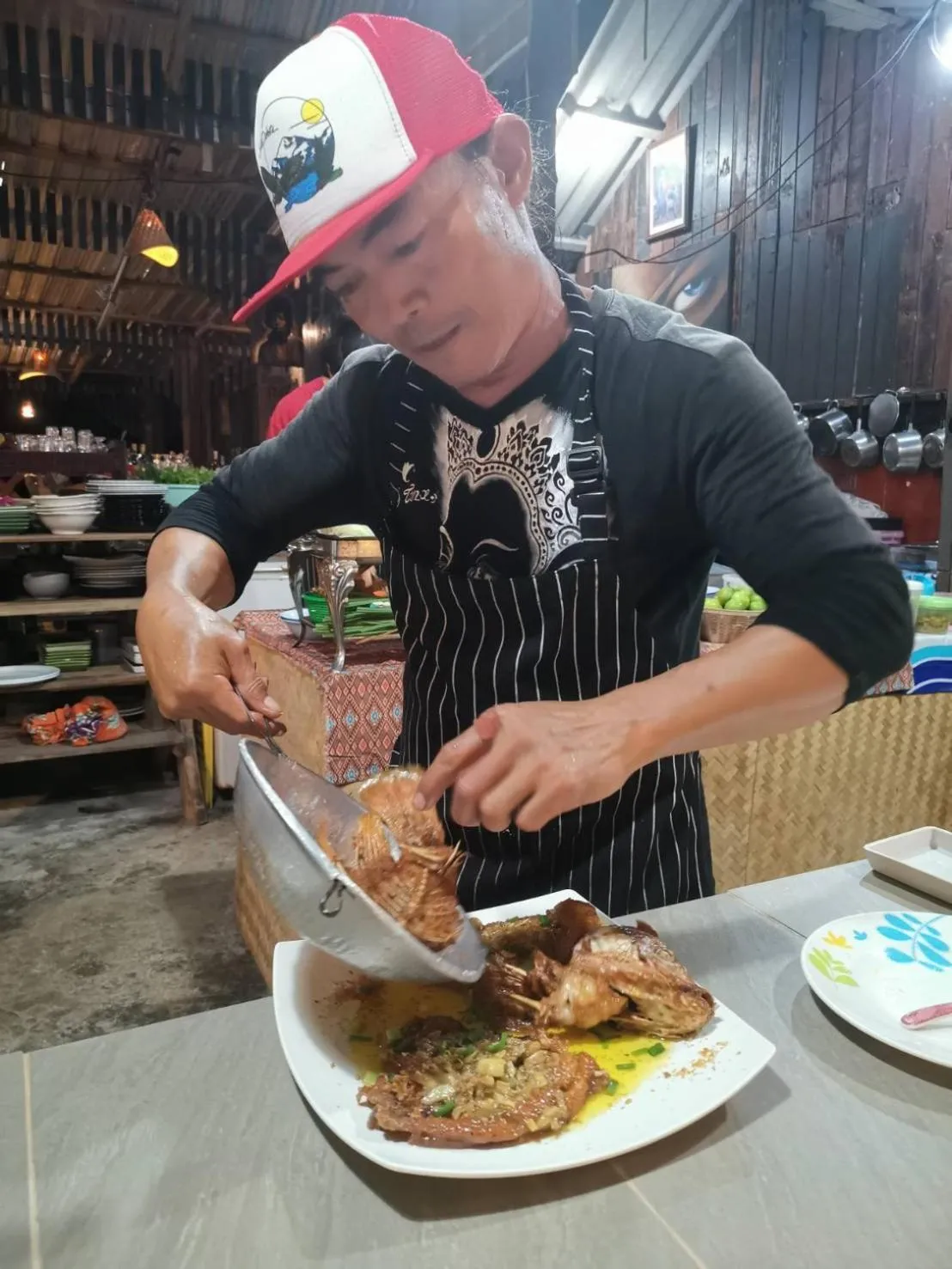 People in PP Red Tuna Hut