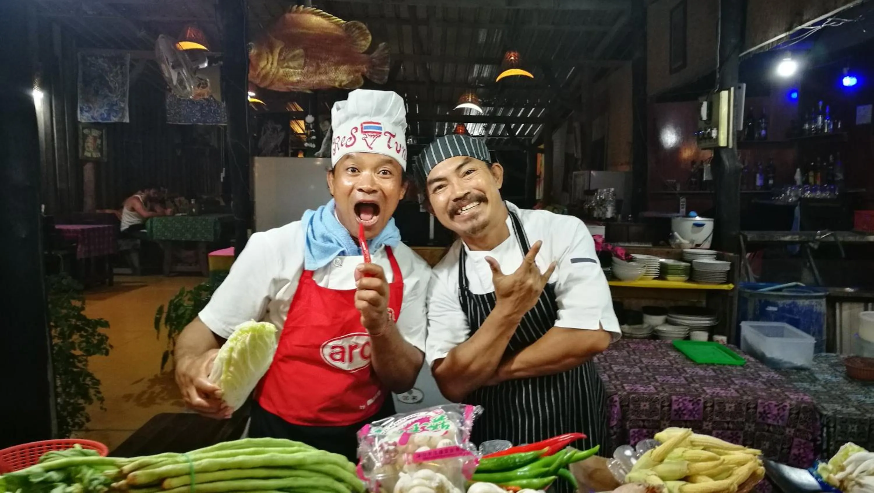 Staff in PP Red Tuna Hut