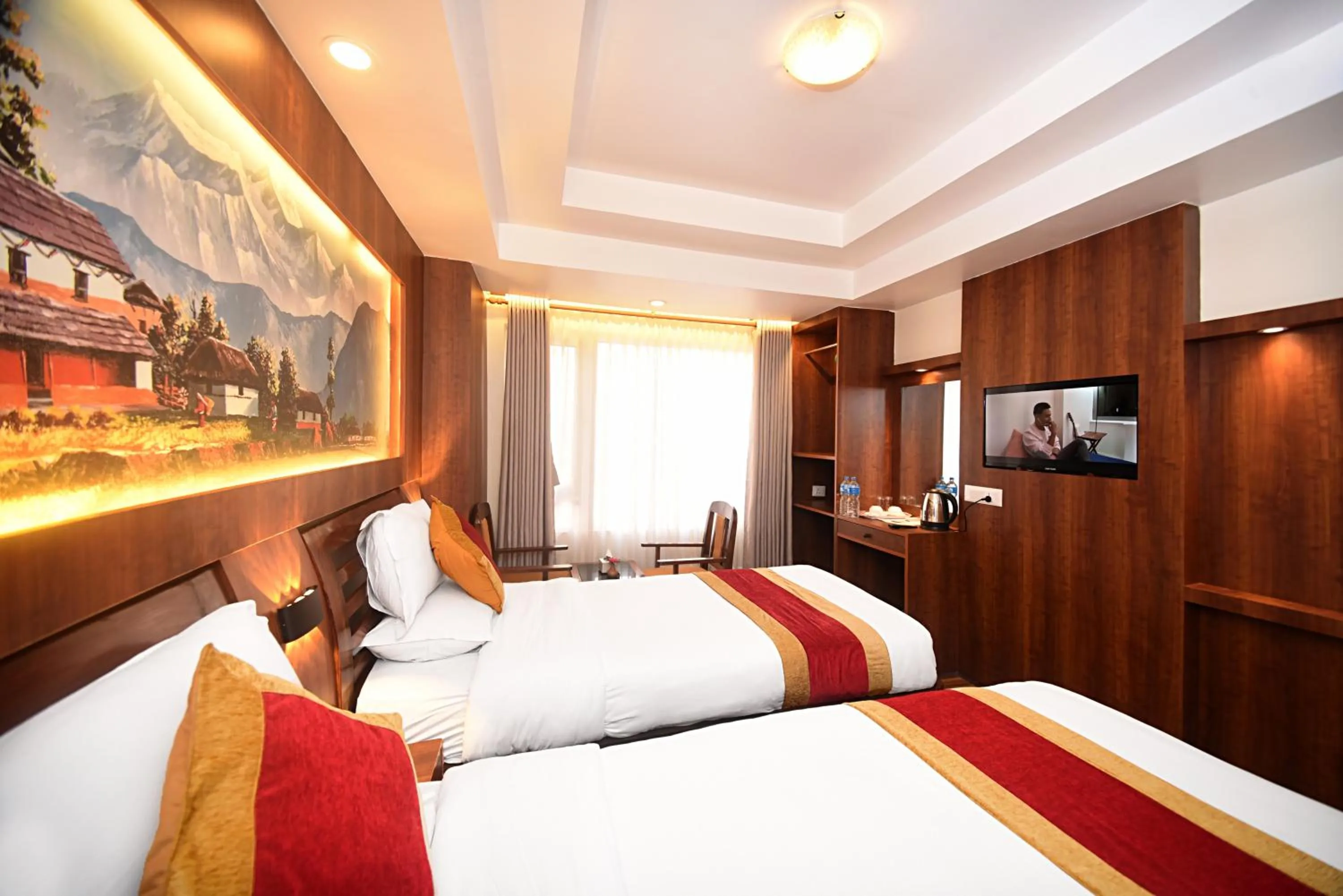 TV and multimedia, Bed in Hotel Friends Home