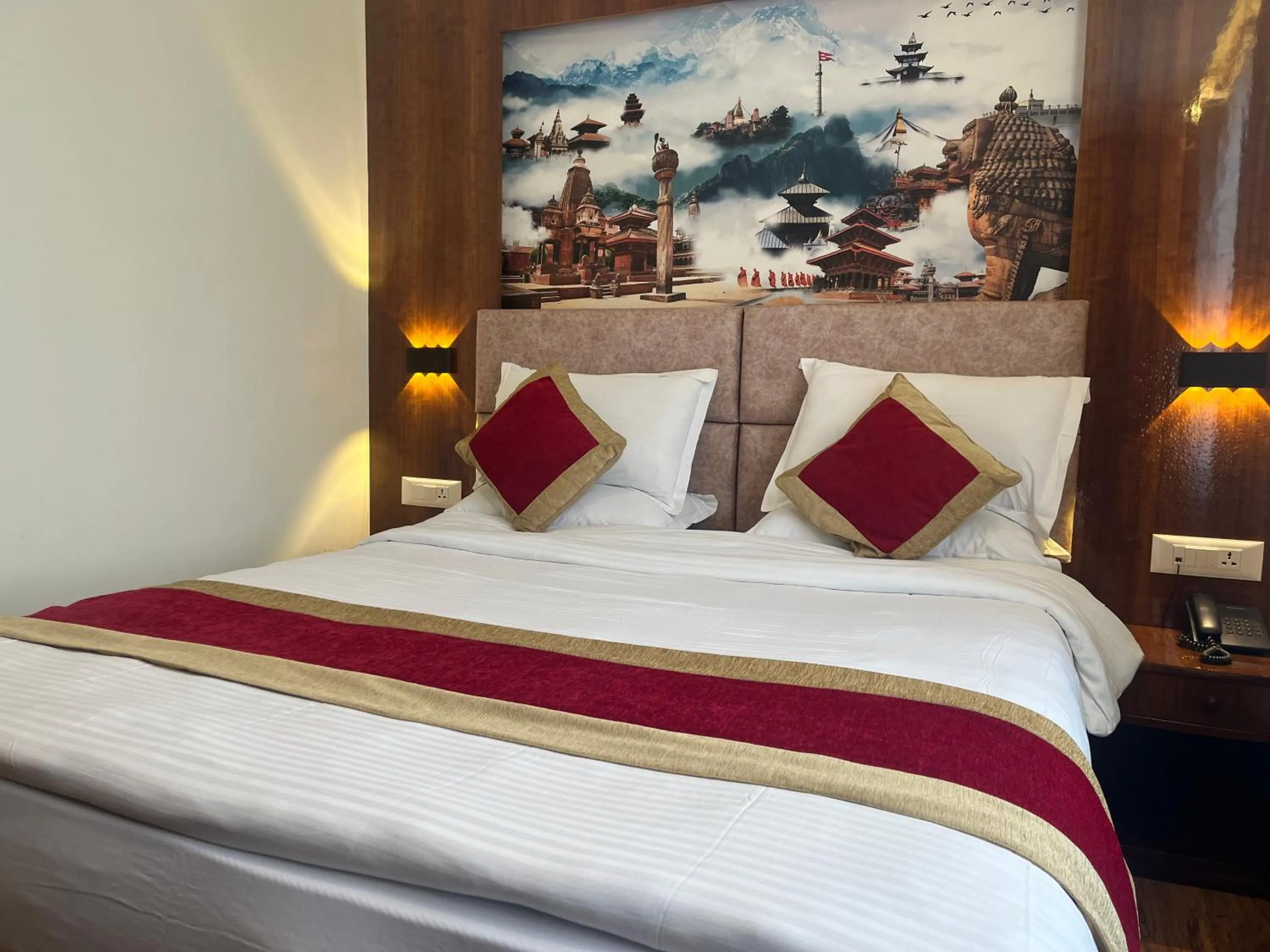 Bed in Hotel Friends Home