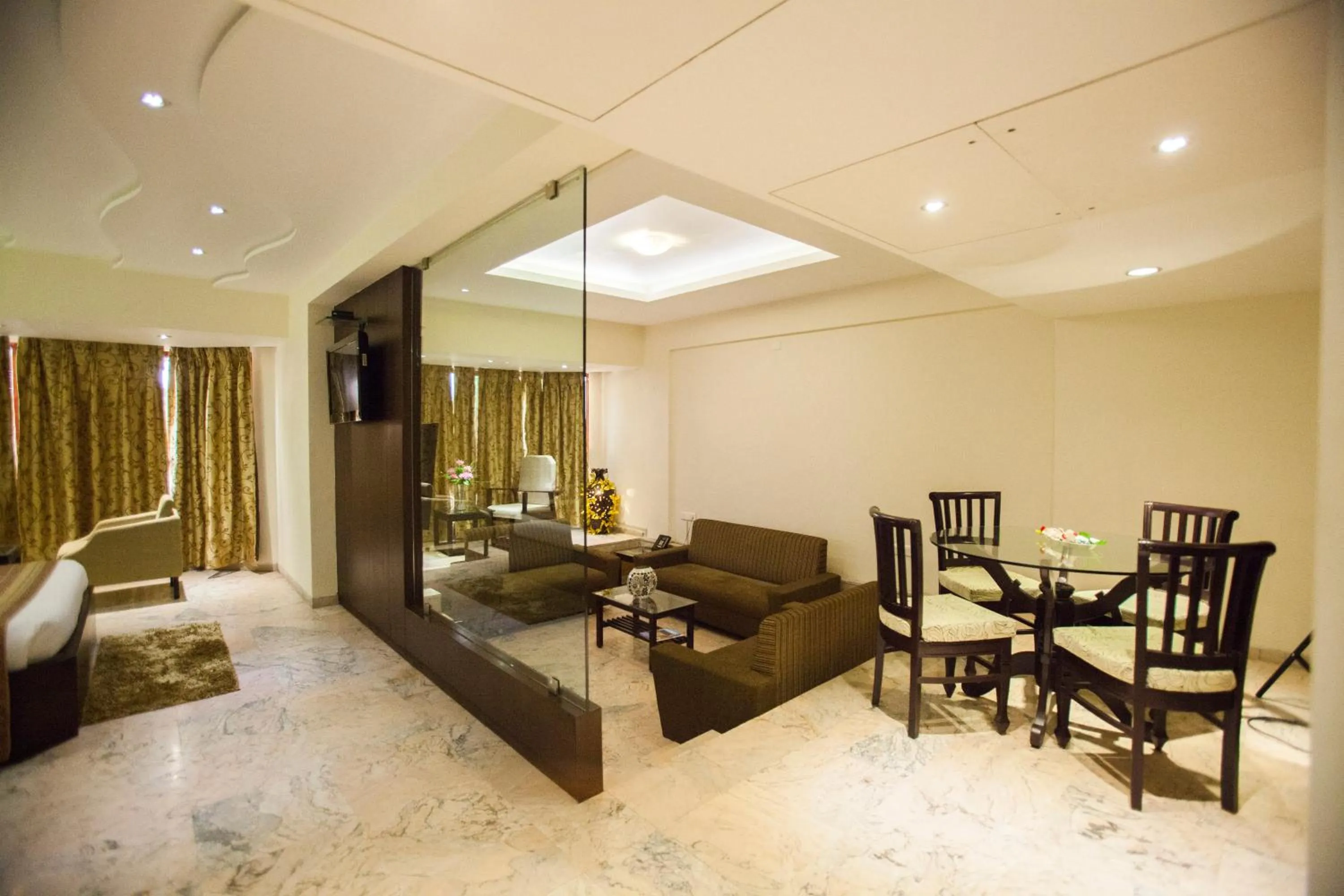 Dining area in The Oasis