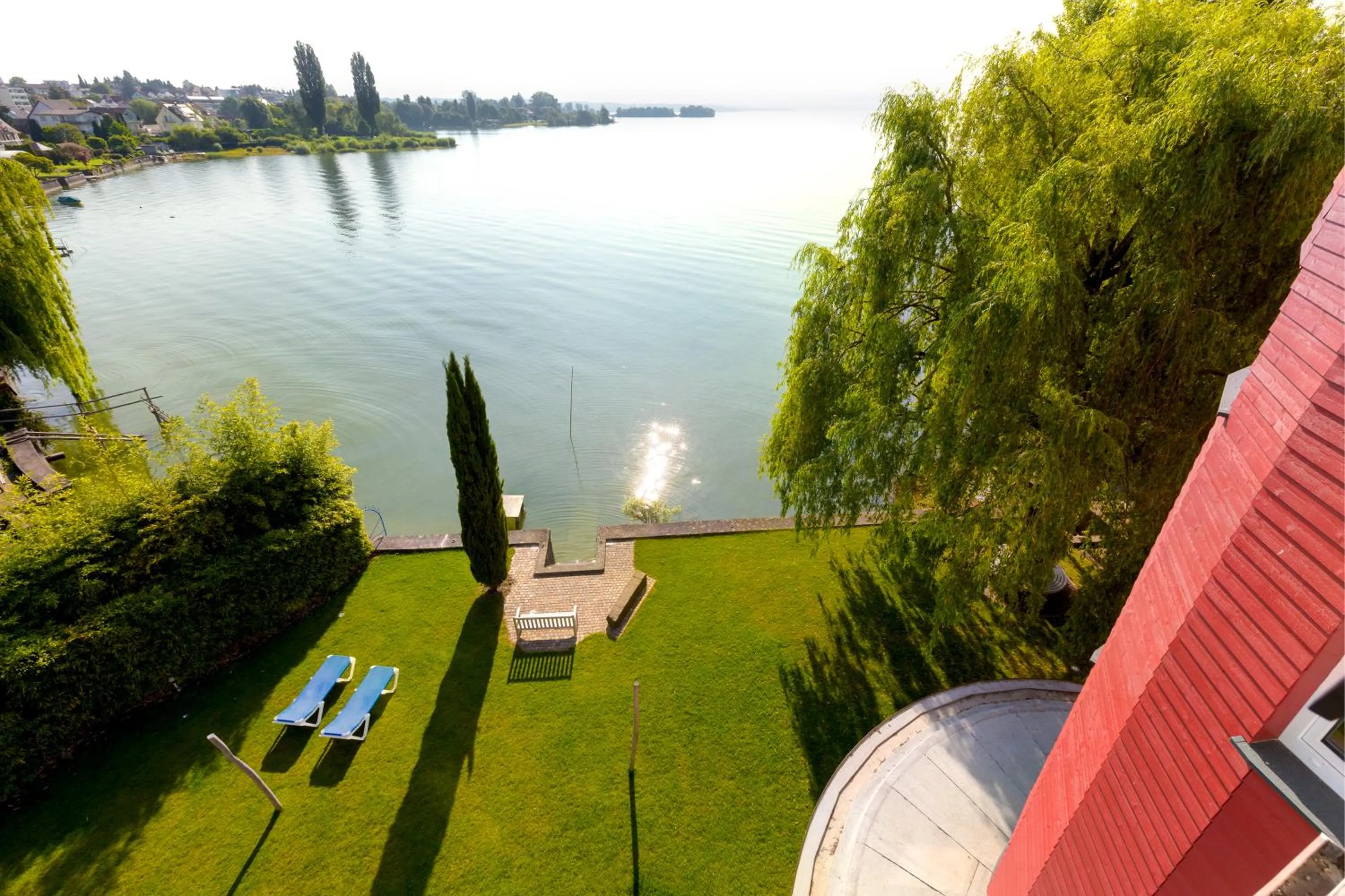 Lake view in Hotel Seehof