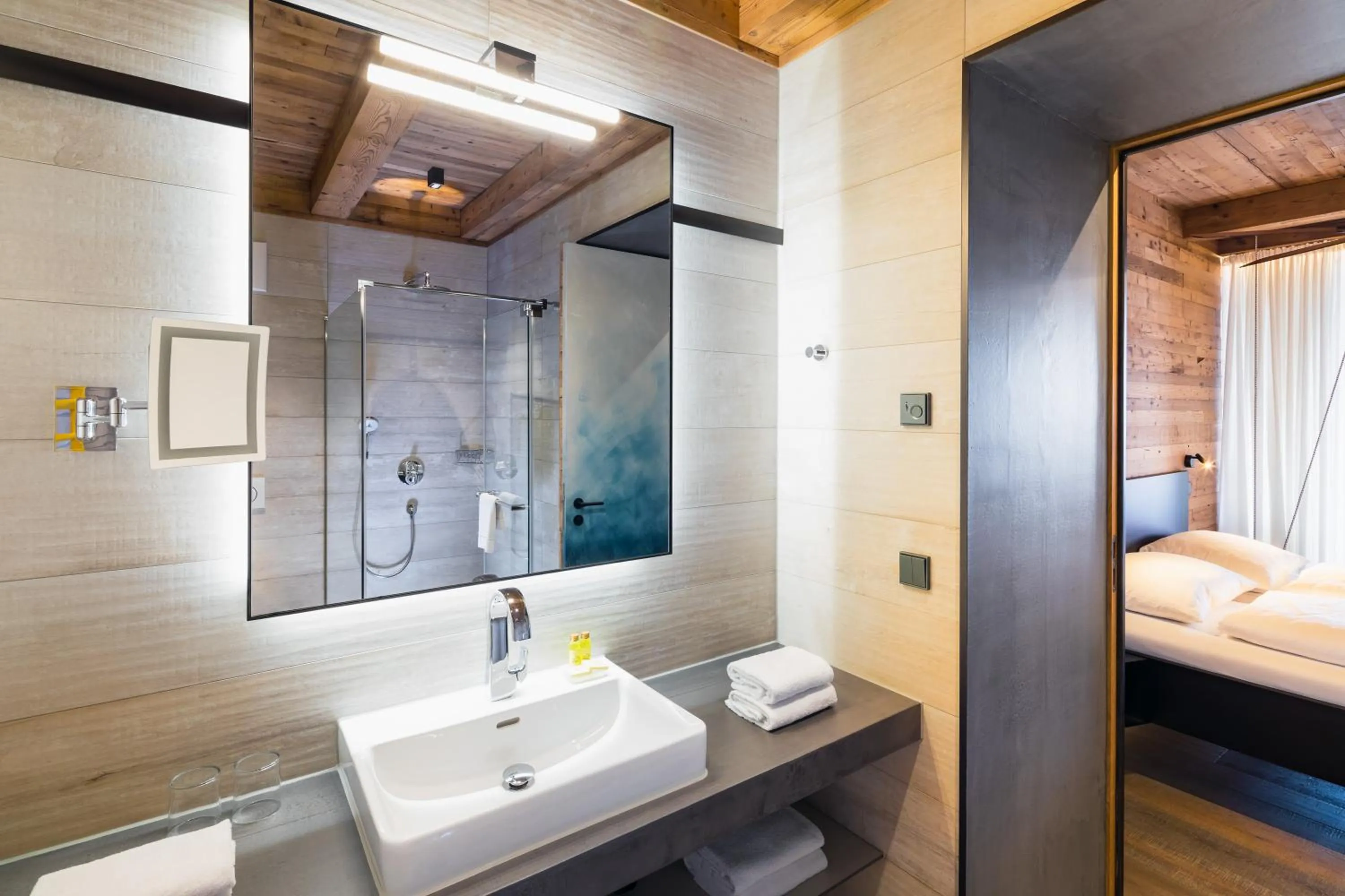 Decorative detail, Bed in Hotel Seehof