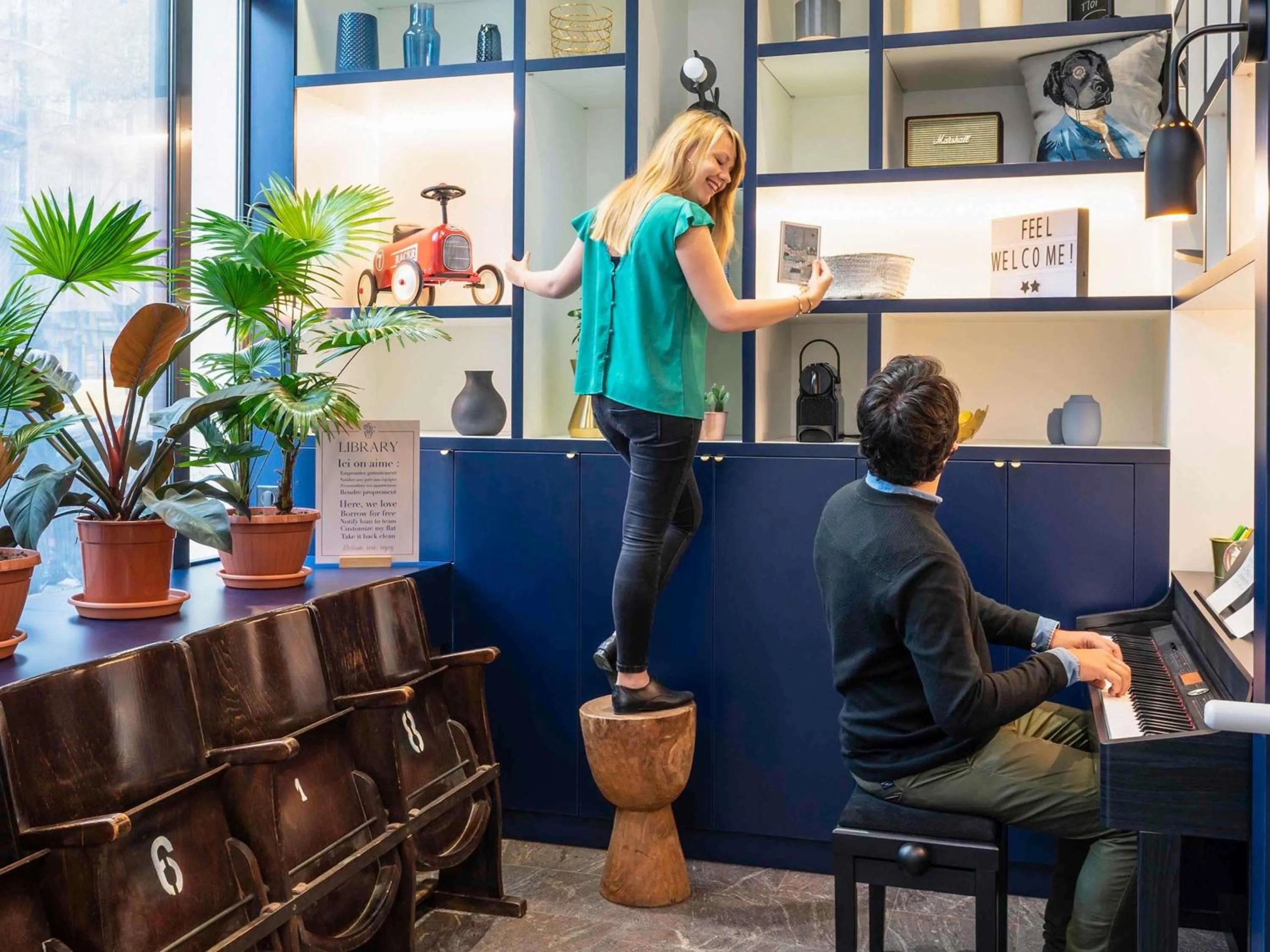 Property building in Aparthotel Adagio Paris Haussmann Champs Elysées