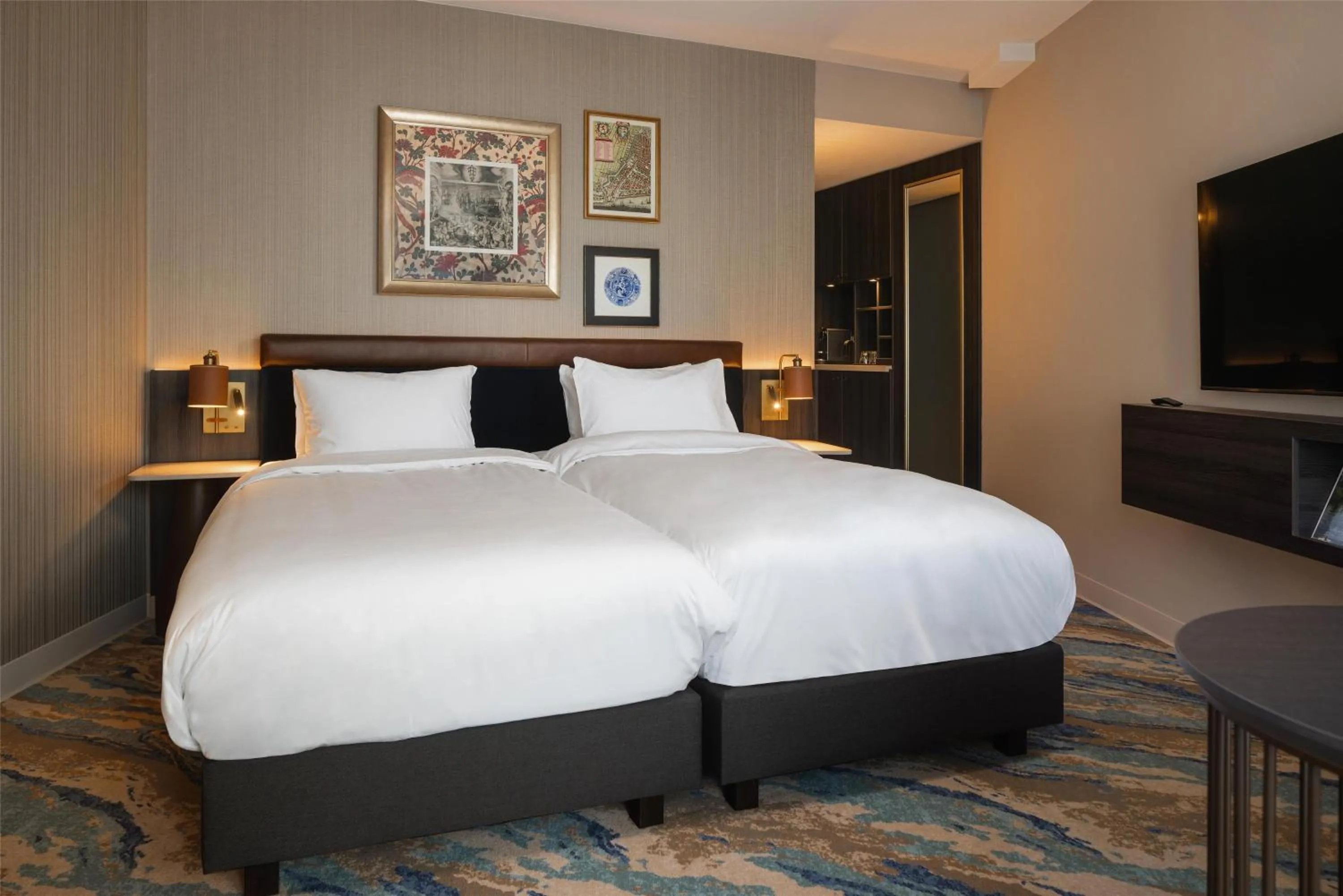 Bed in Haven Hotel Rotterdam, Curio Collection by Hilton