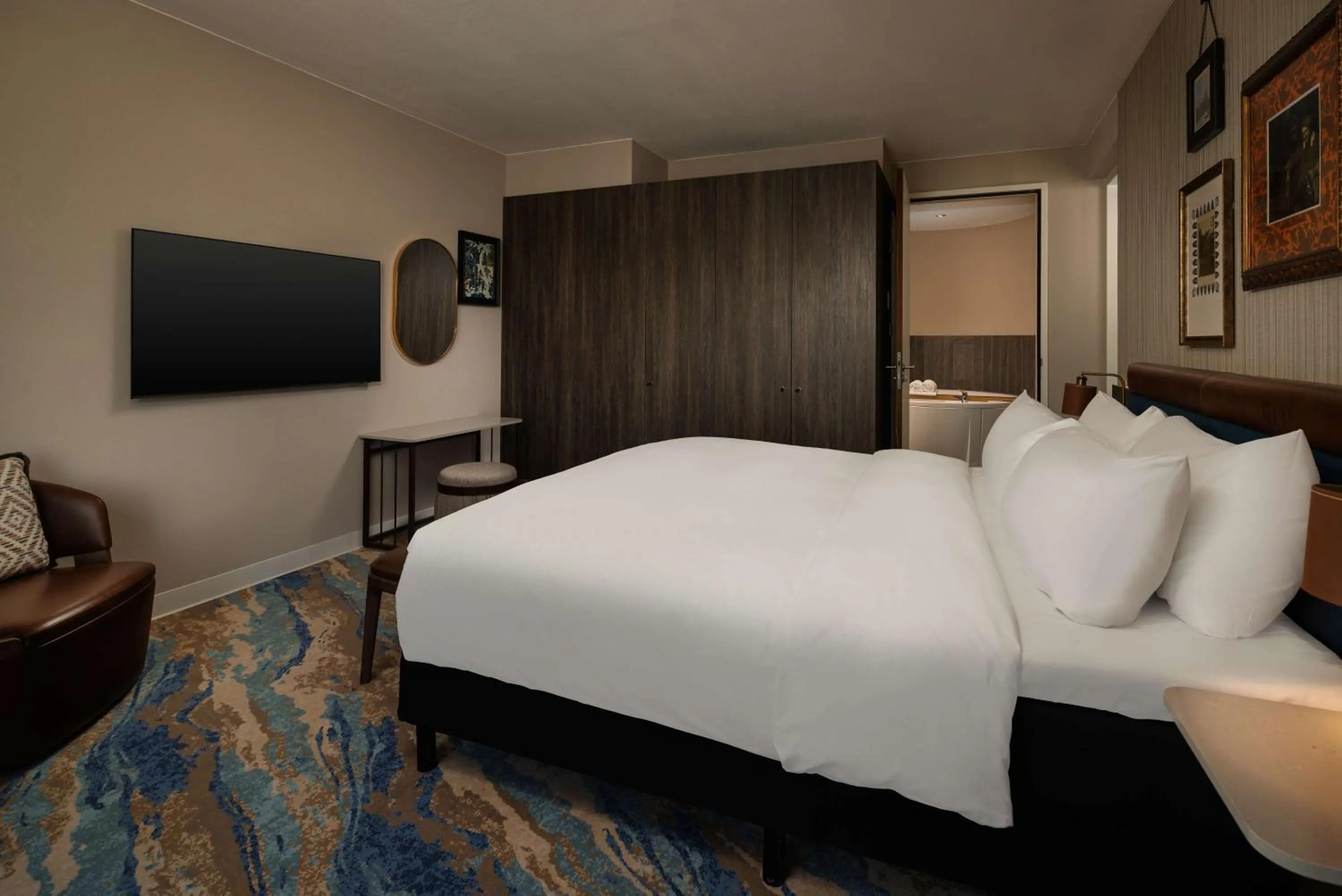 Bed in Haven Hotel Rotterdam, Curio Collection by Hilton