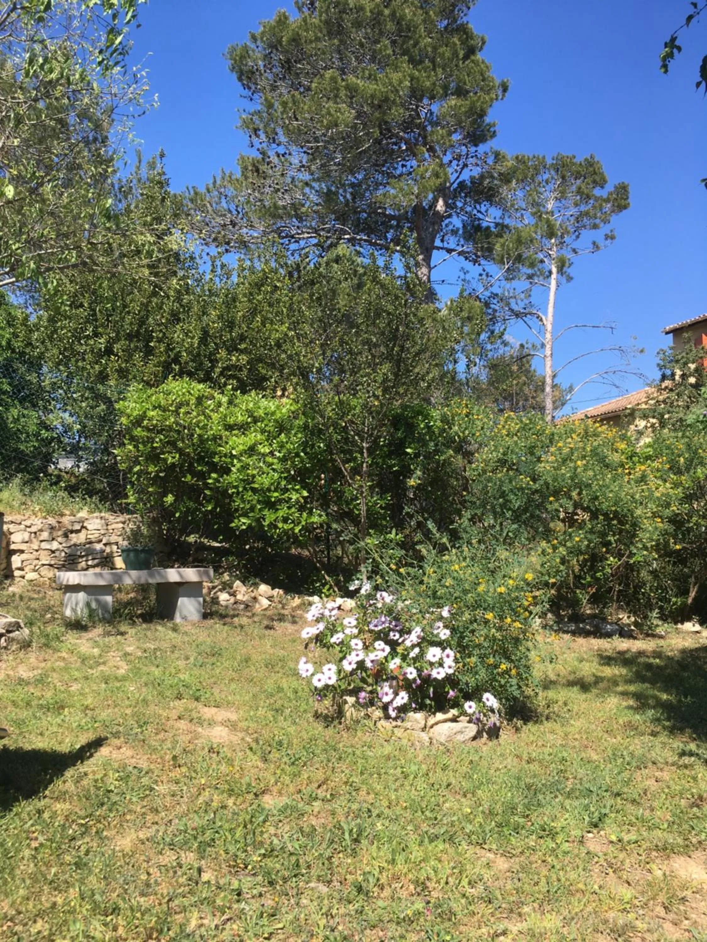 Natural landscape in La Chambre Haute et son jardin dans les hauteurs de Nîmes