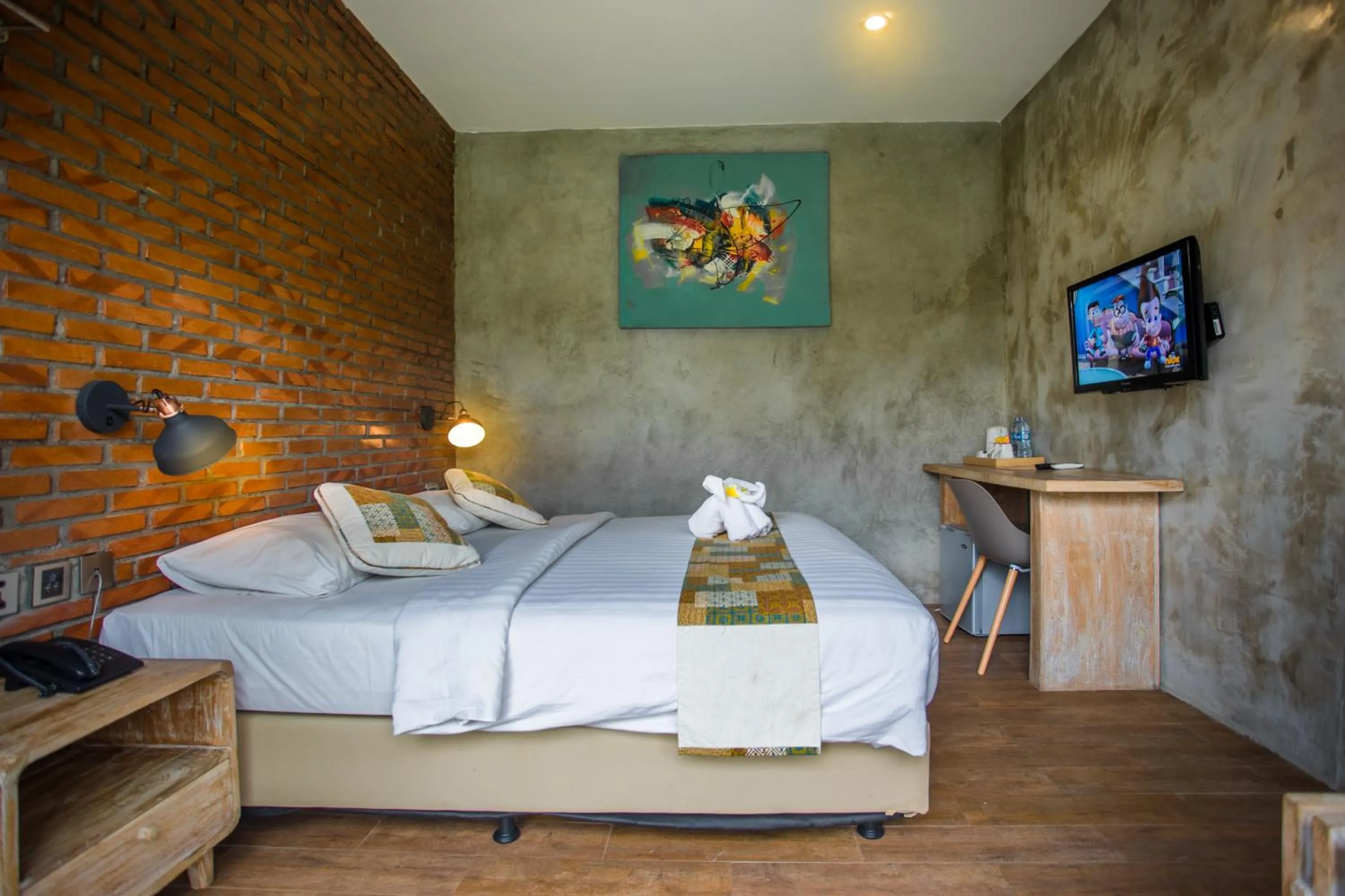 Photo of the whole room, Bed in Bali Breezz Hotel