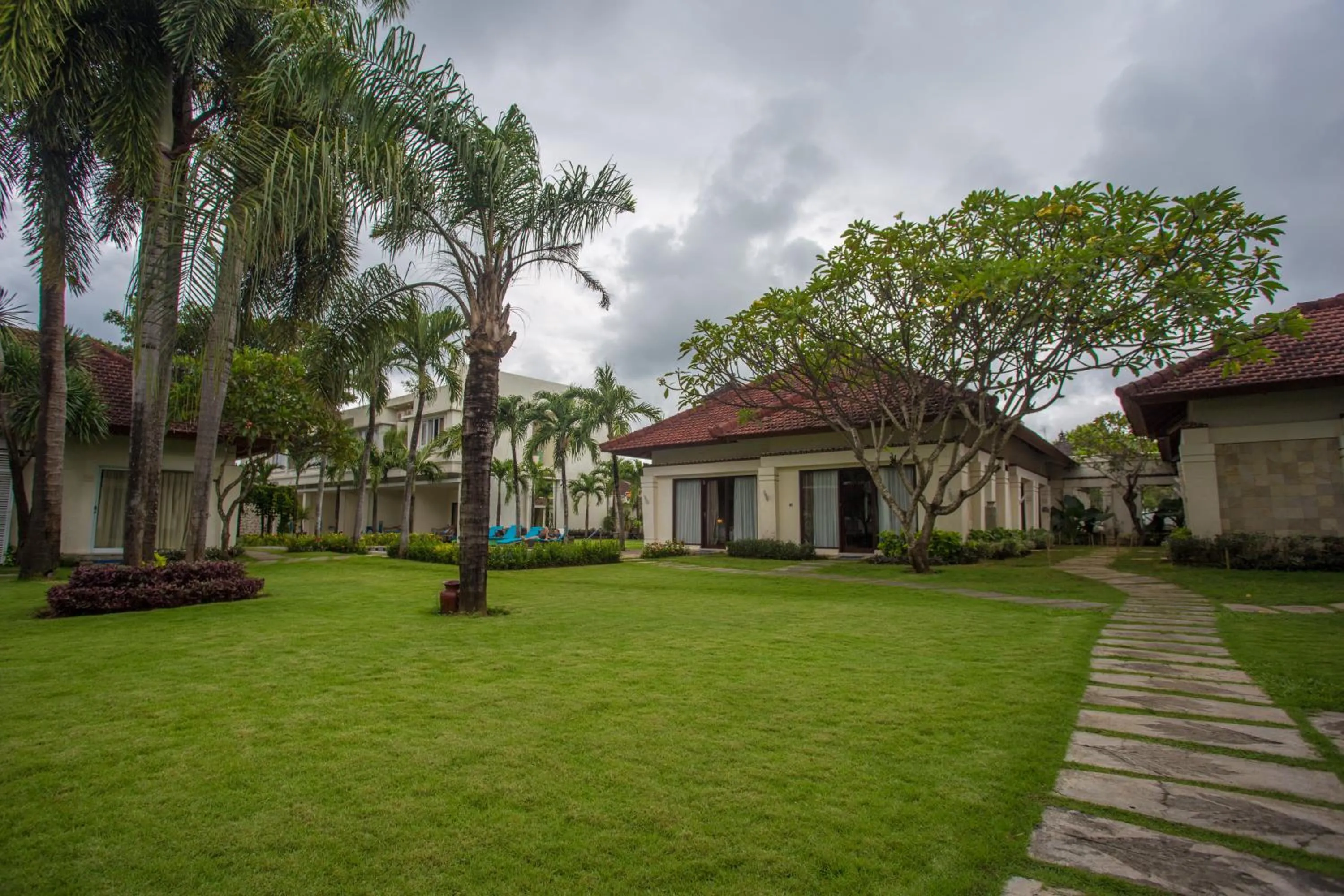 Garden in Bali Breezz Hotel