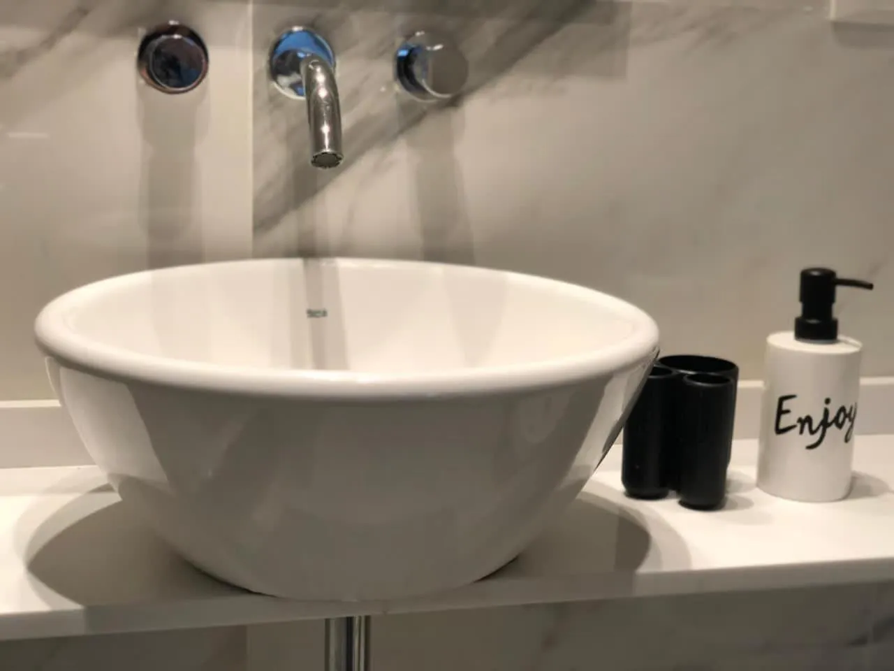 Bathroom in Monroe Suites