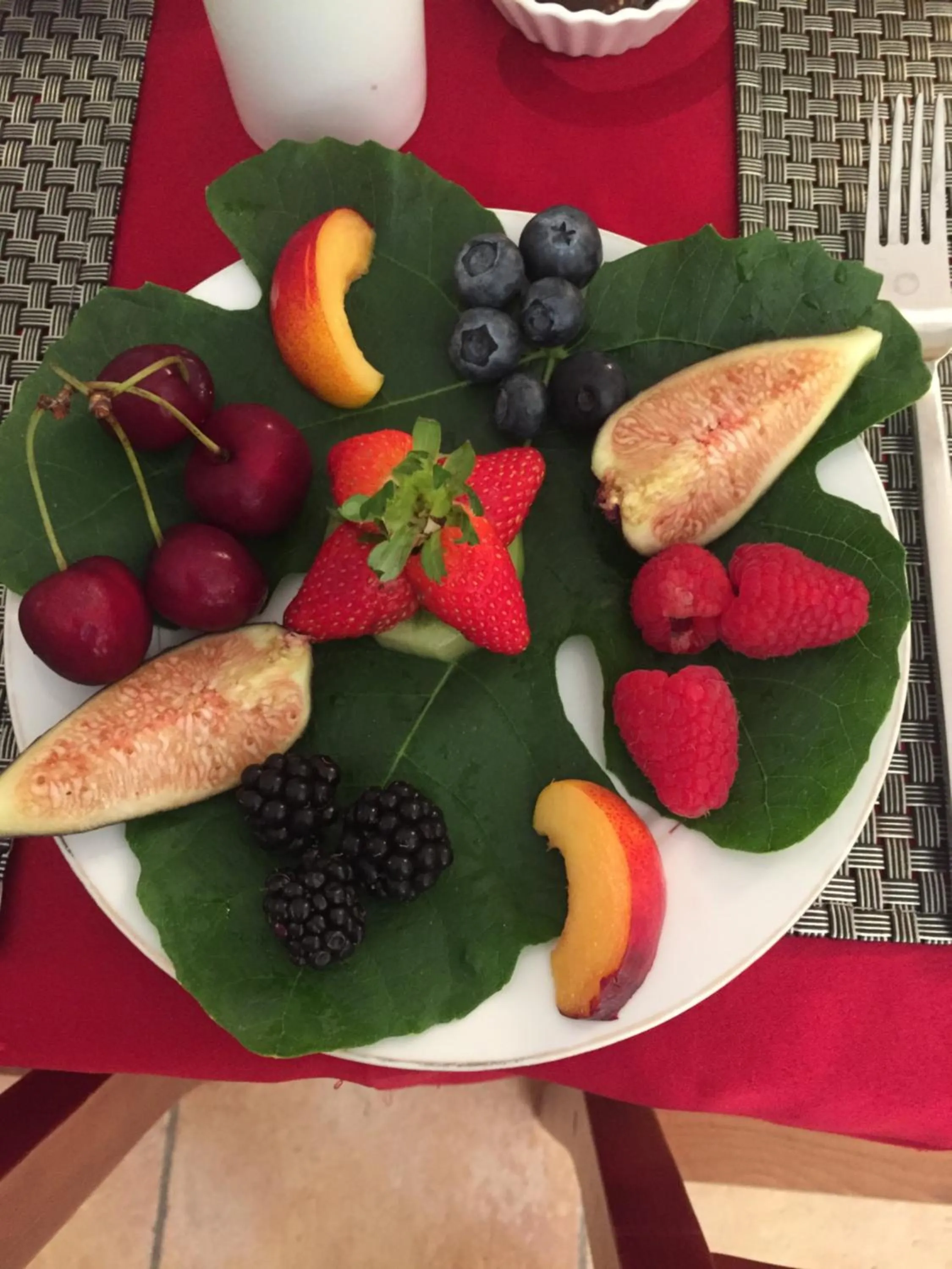 Continental breakfast in Le Mas des Chênes