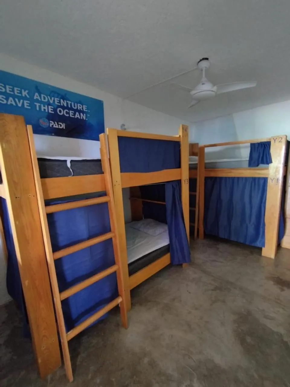 Bed in Blue Magic Hostel