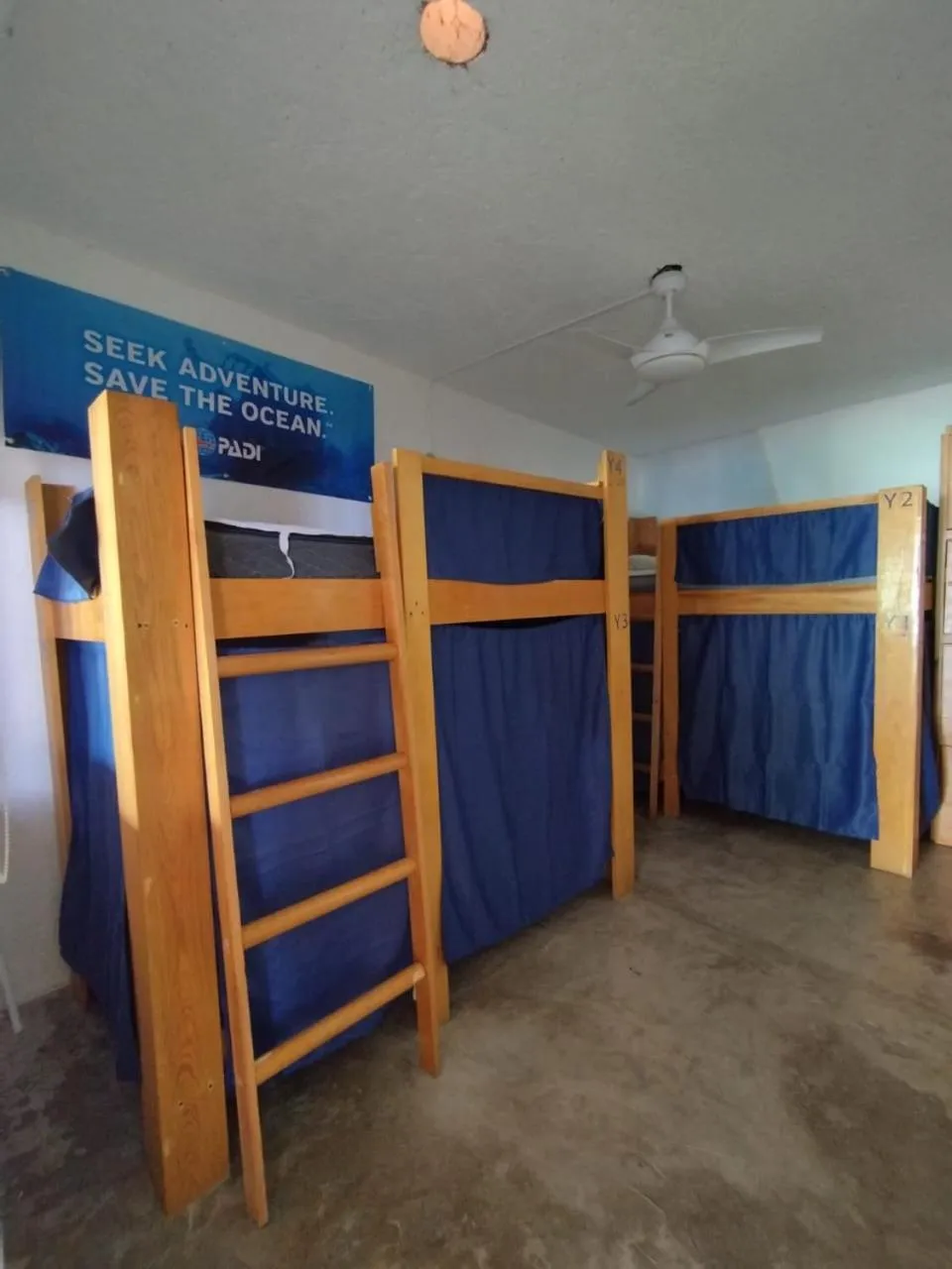Bed in Blue Magic Hostel