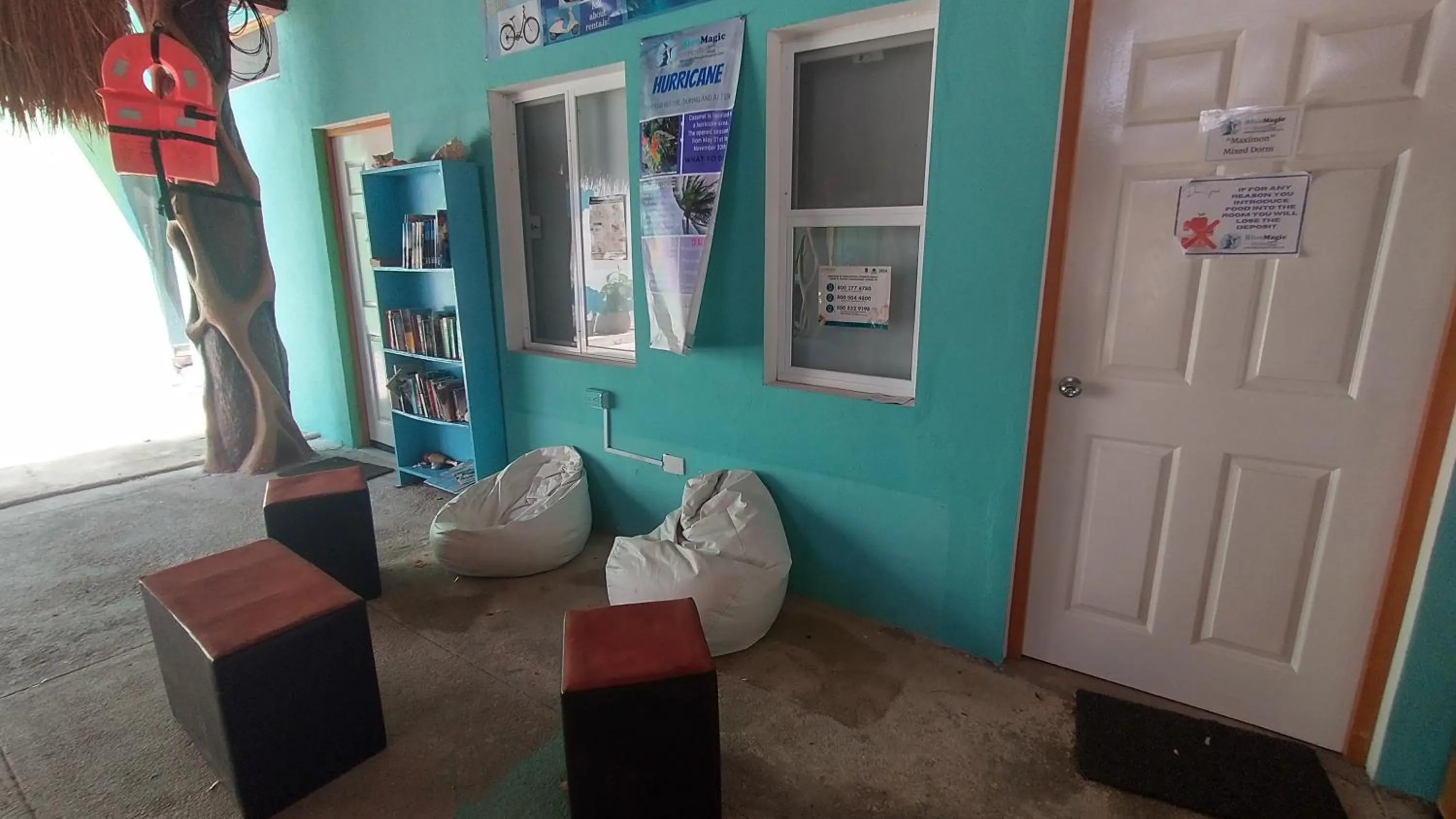 Bedroom in Blue Magic Hostel