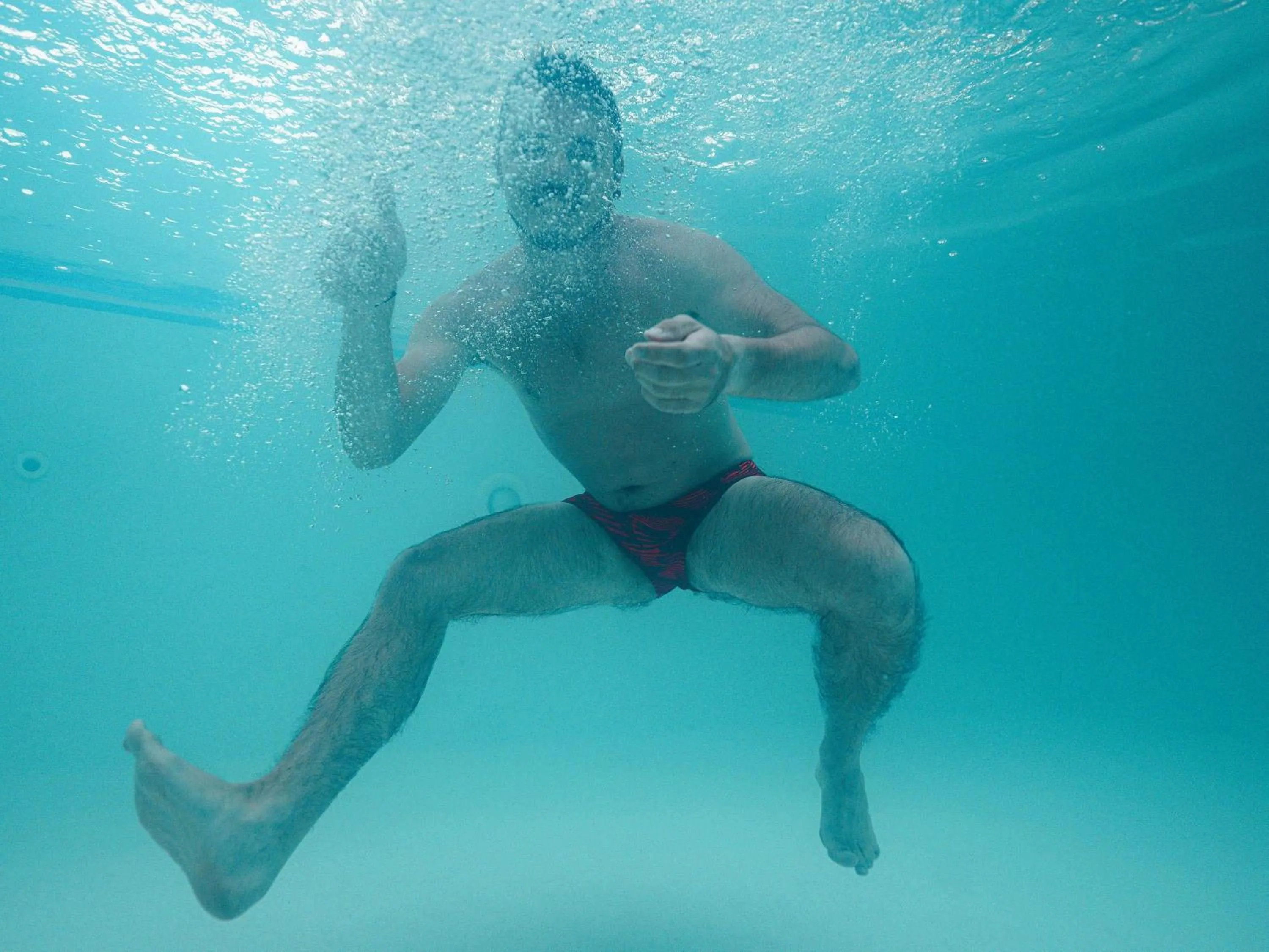 Pool view in ibis Thalassa Hyeres Plage