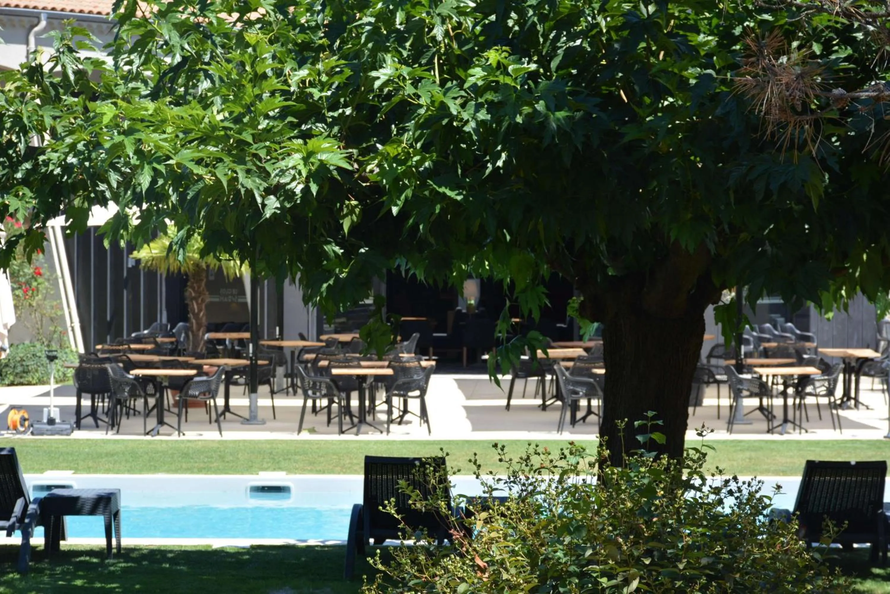 On site in Best Western Plus Clos Syrah