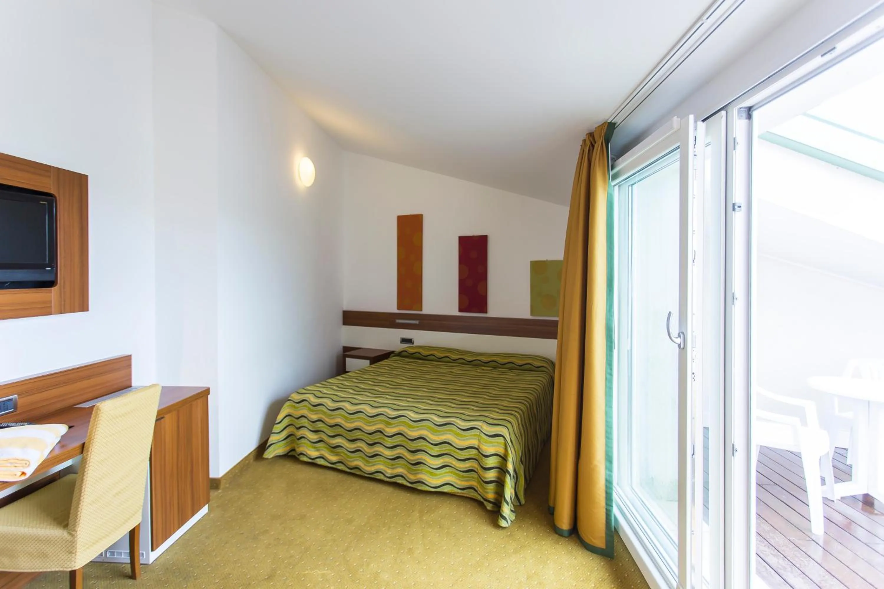 Bed in Hotel Maregolf