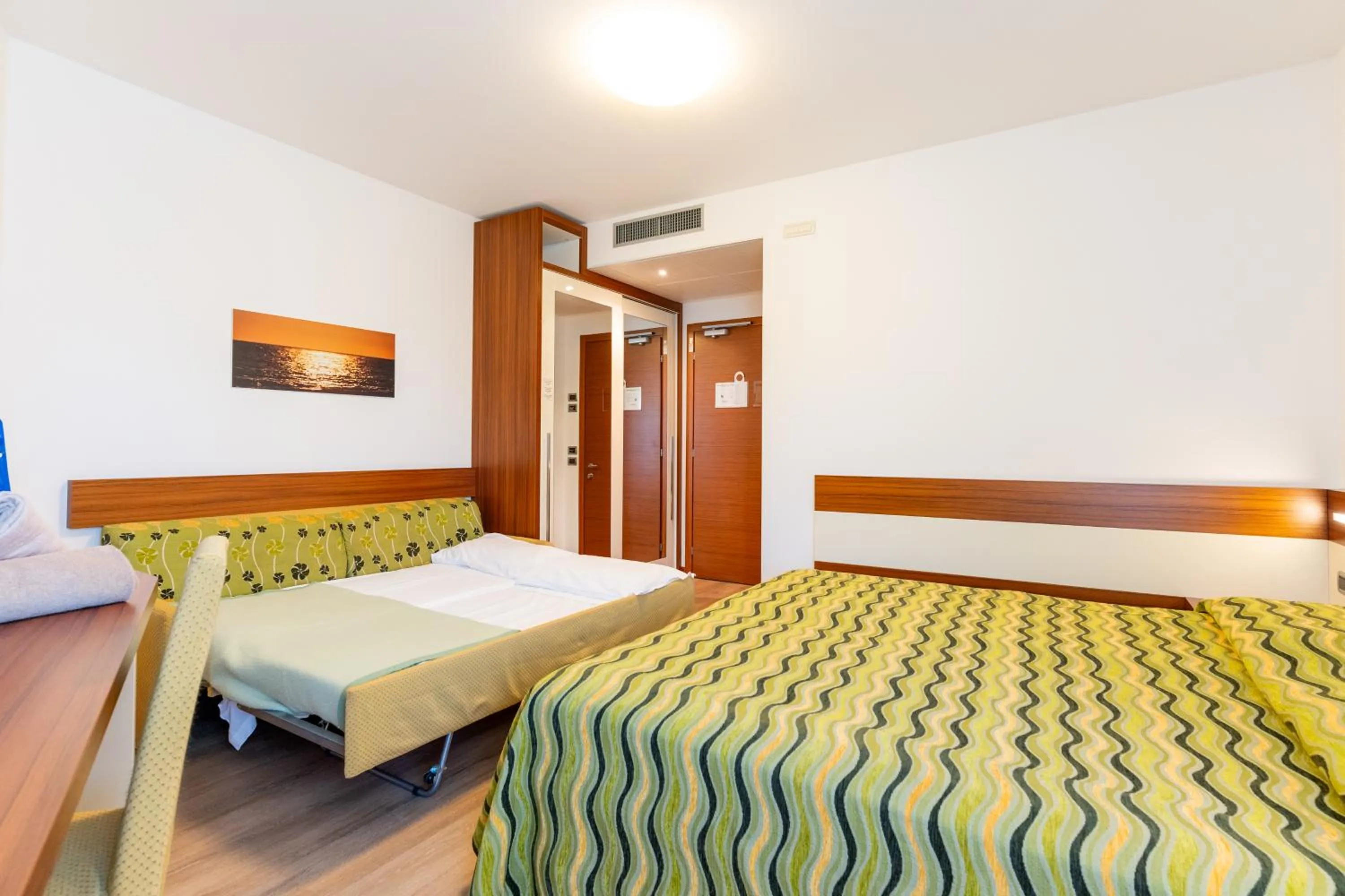 Bed in Hotel Maregolf